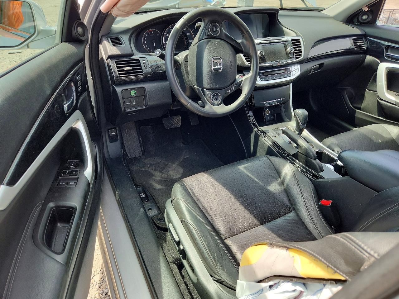 2014 Honda Accord Exl Silver vin: 1HGCT2B87EA003161