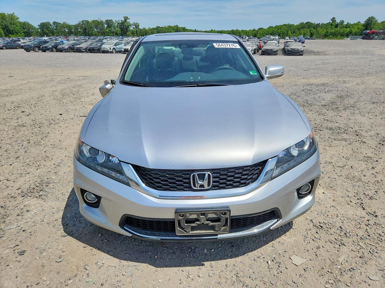 2014 Honda Accord Exl Silver vin: 1HGCT2B87EA003161