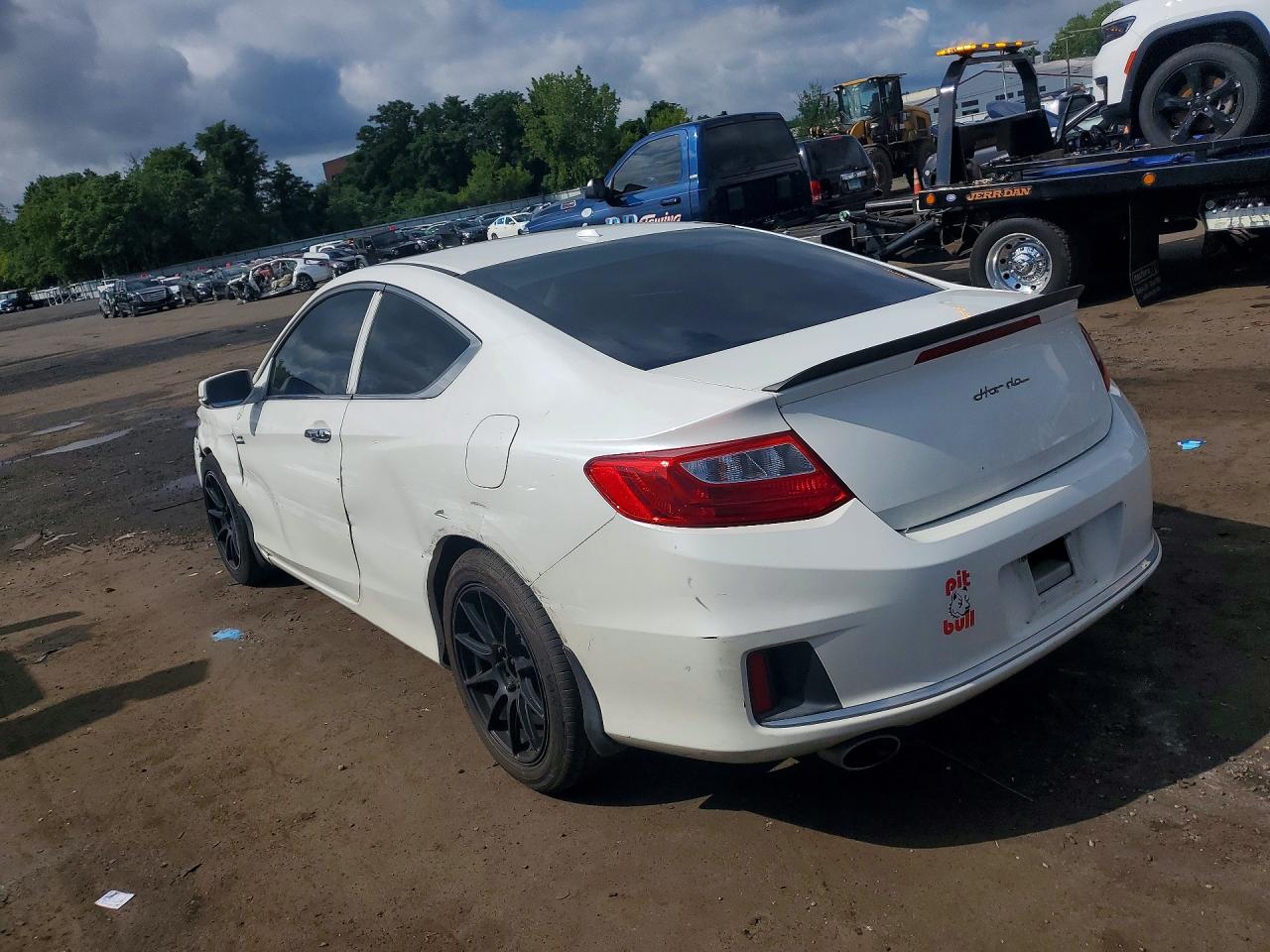 2015 Honda Accord Exl White vin: 1HGCT2B87FA003369