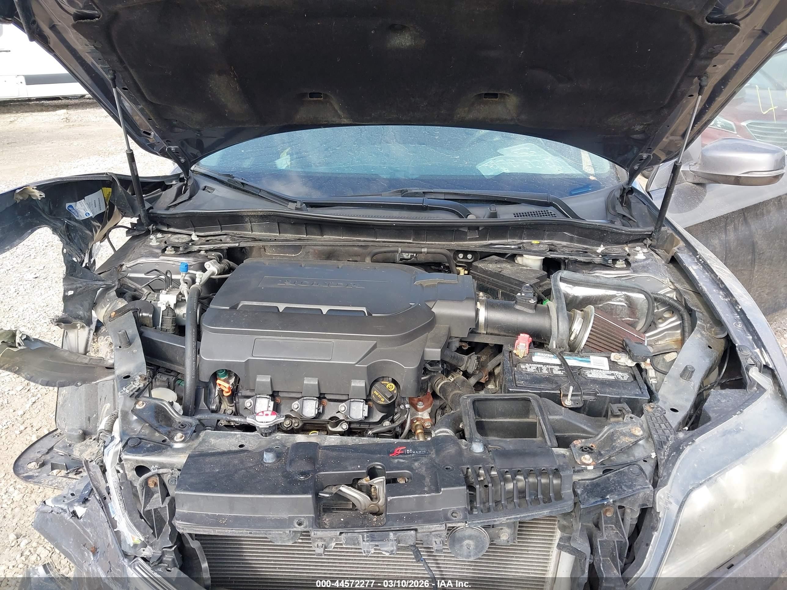 2013 Honda Accord Ex-l V-6 Gray vin: 1HGCT2B88DA001773