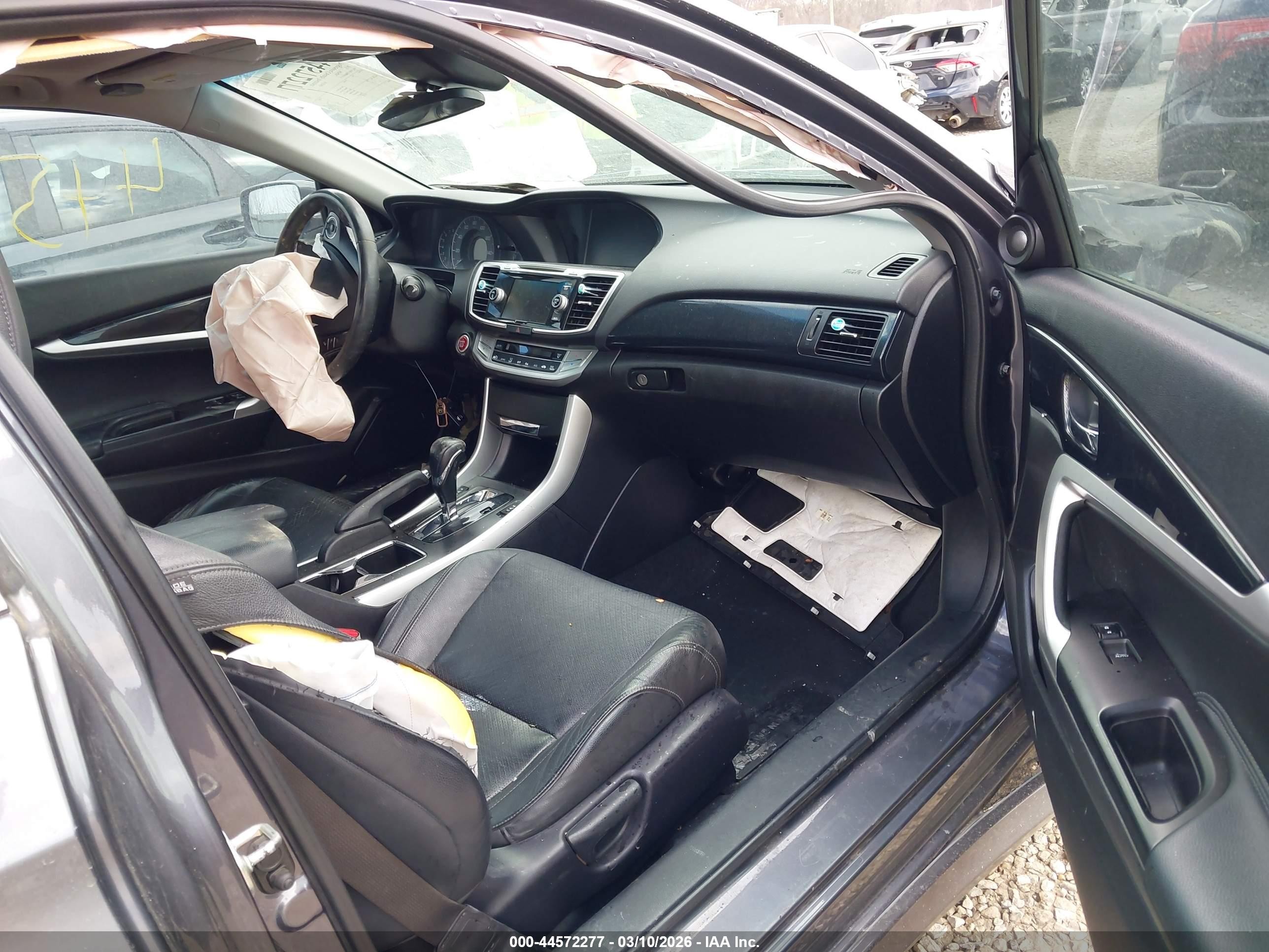 2013 Honda Accord Ex-l V-6 Gray vin: 1HGCT2B88DA001773
