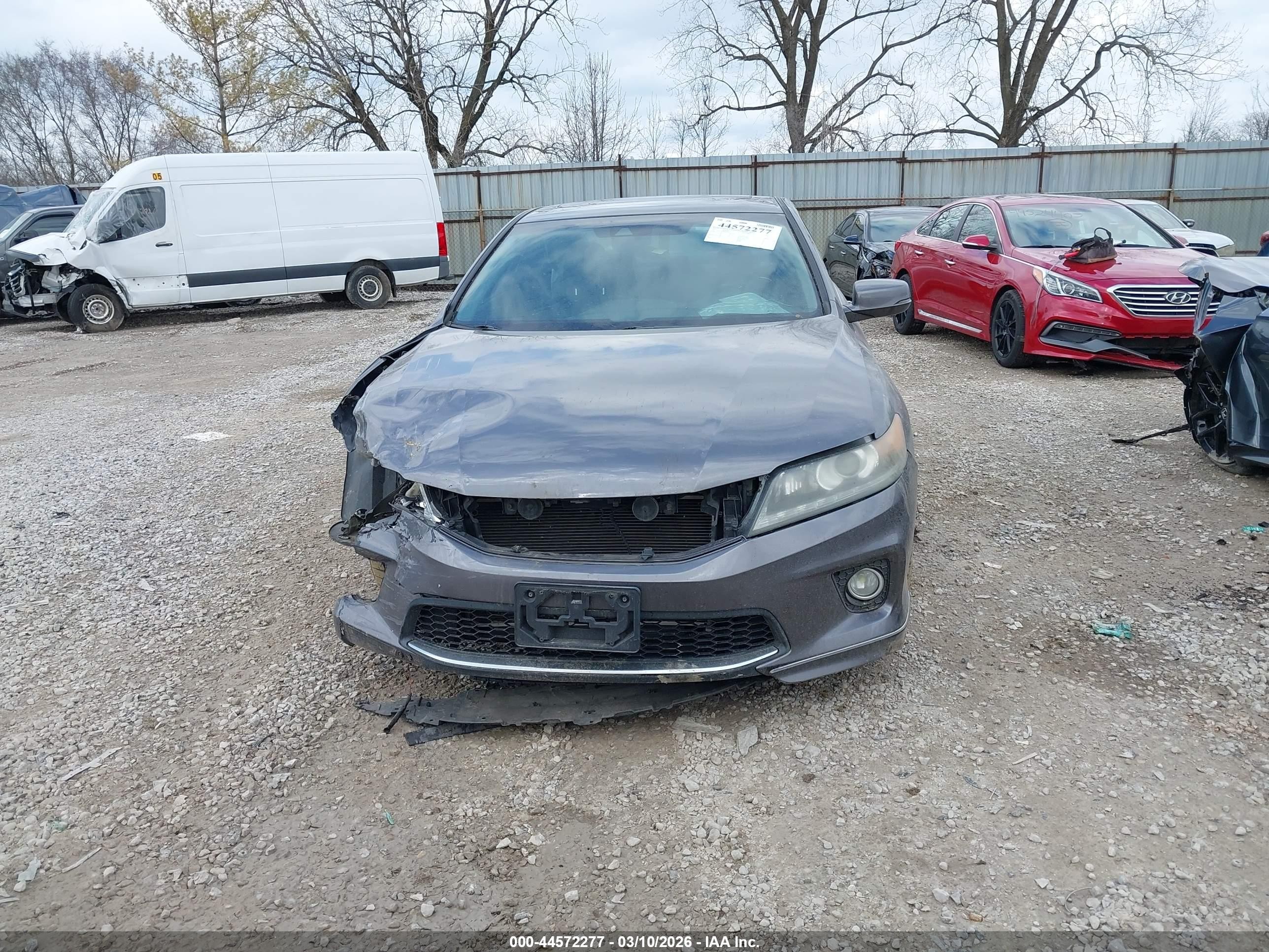 2013 Honda Accord Ex-l V-6 Gray vin: 1HGCT2B88DA001773