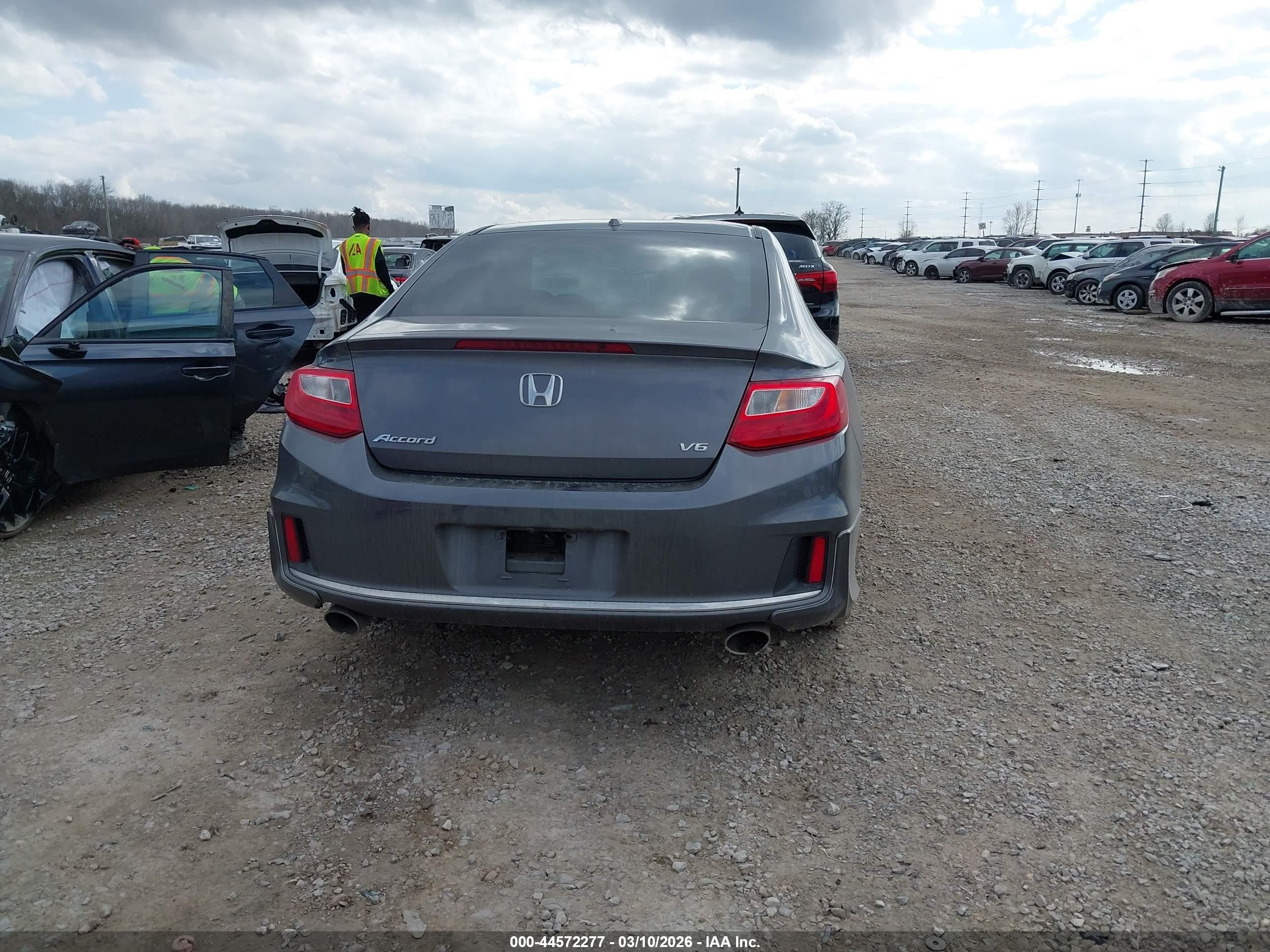 2013 Honda Accord Ex-l V-6 Gray vin: 1HGCT2B88DA001773