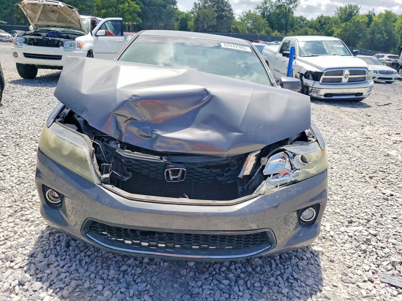 2013 Honda Accord Exl Gray vin: 1HGCT2B88DA002213