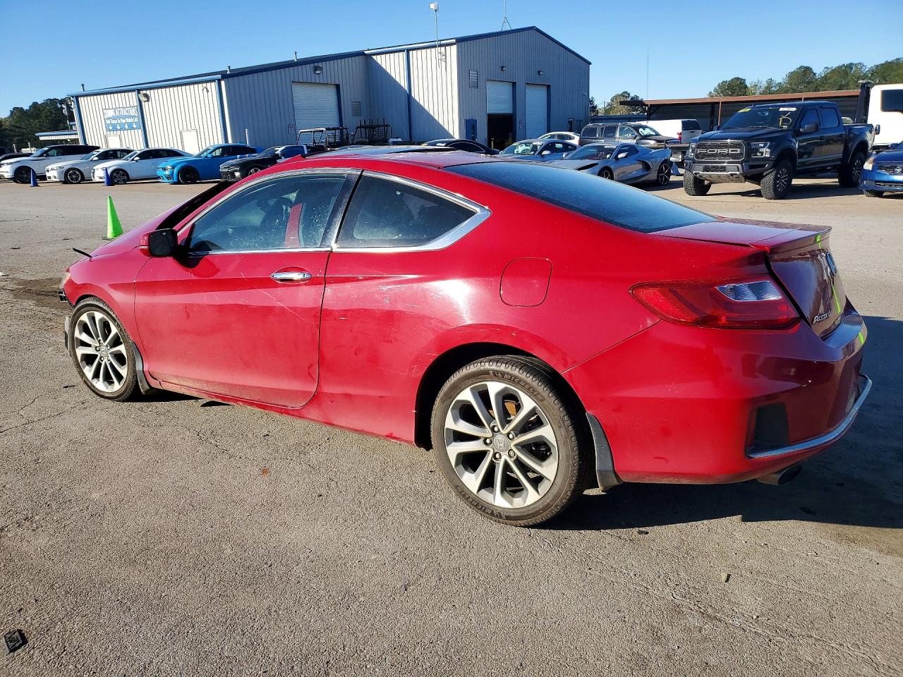 2013 Honda Accord Exl Red vin: 1HGCT2B88DA002955