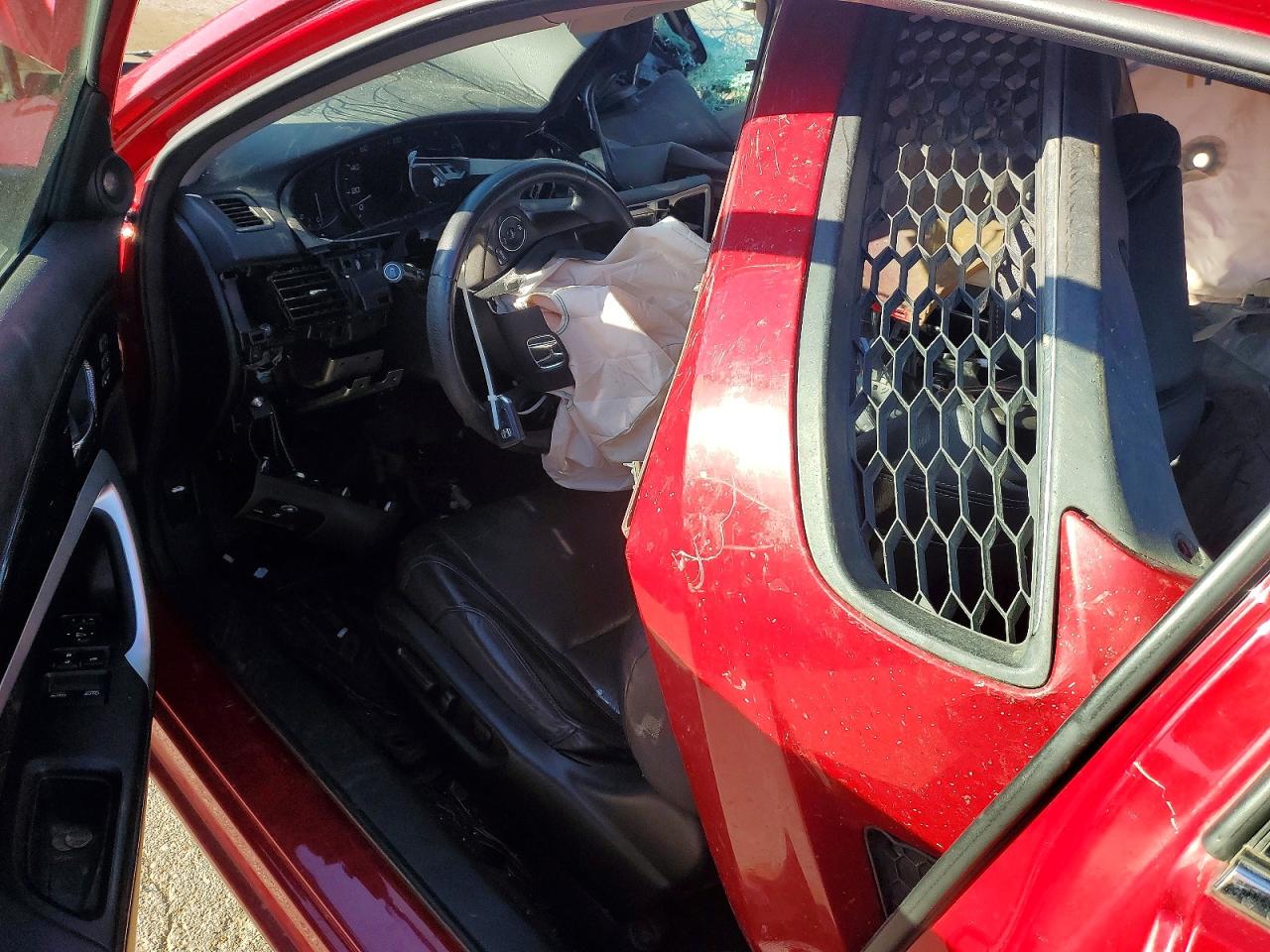 2013 Honda Accord Exl Red vin: 1HGCT2B88DA002955