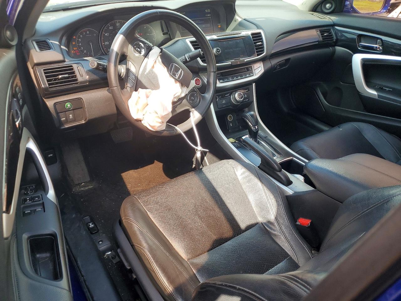 2013 Honda Accord Exl Blue vin: 1HGCT2B88DA005063