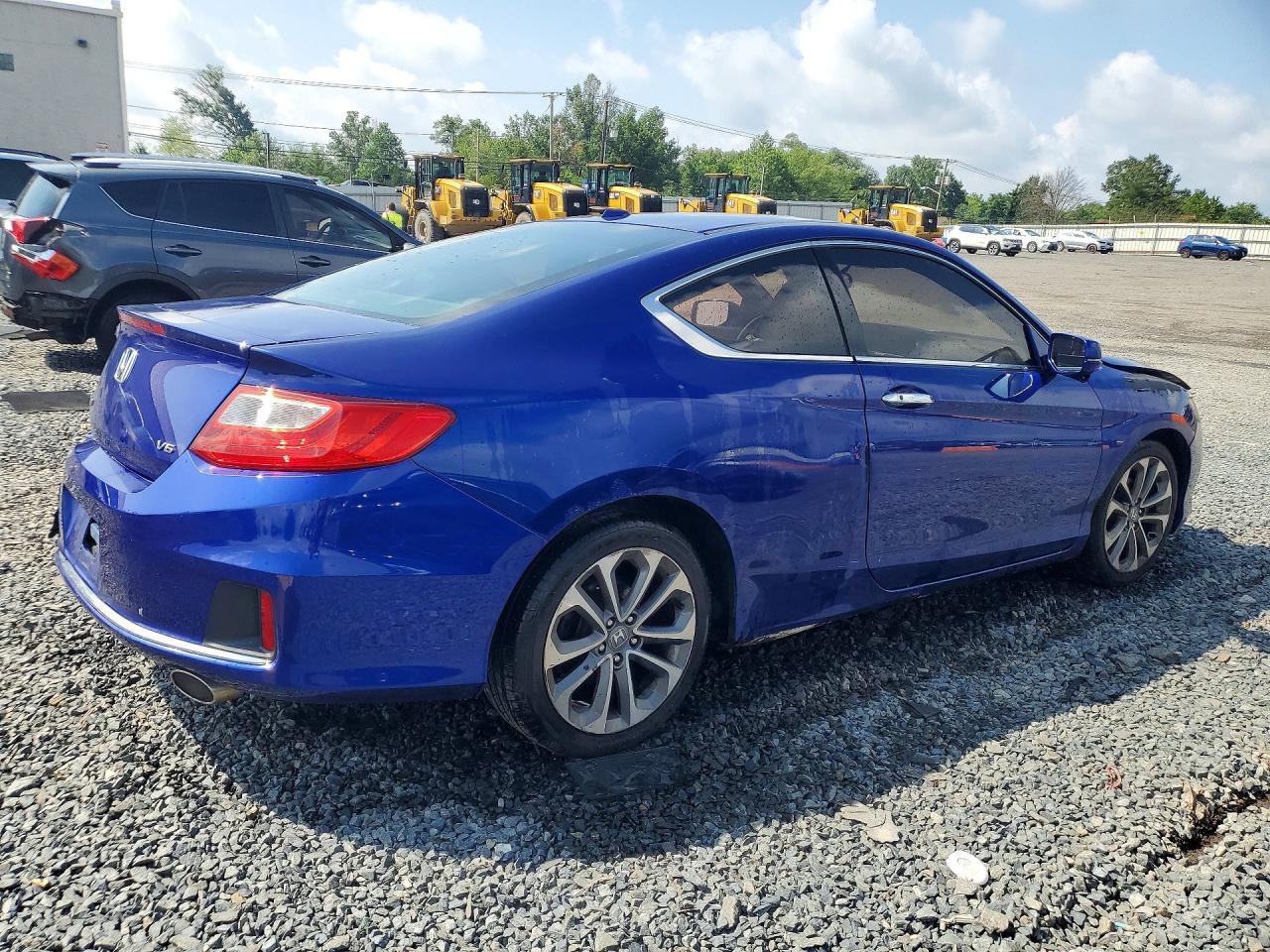 2013 Honda Accord Exl Blue vin: 1HGCT2B88DA005063