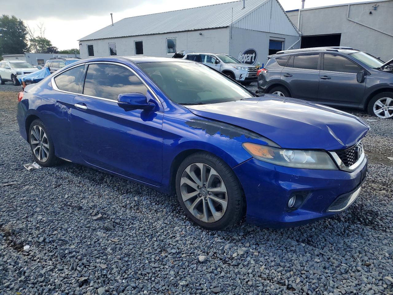 2013 Honda Accord Exl Blue vin: 1HGCT2B88DA005063