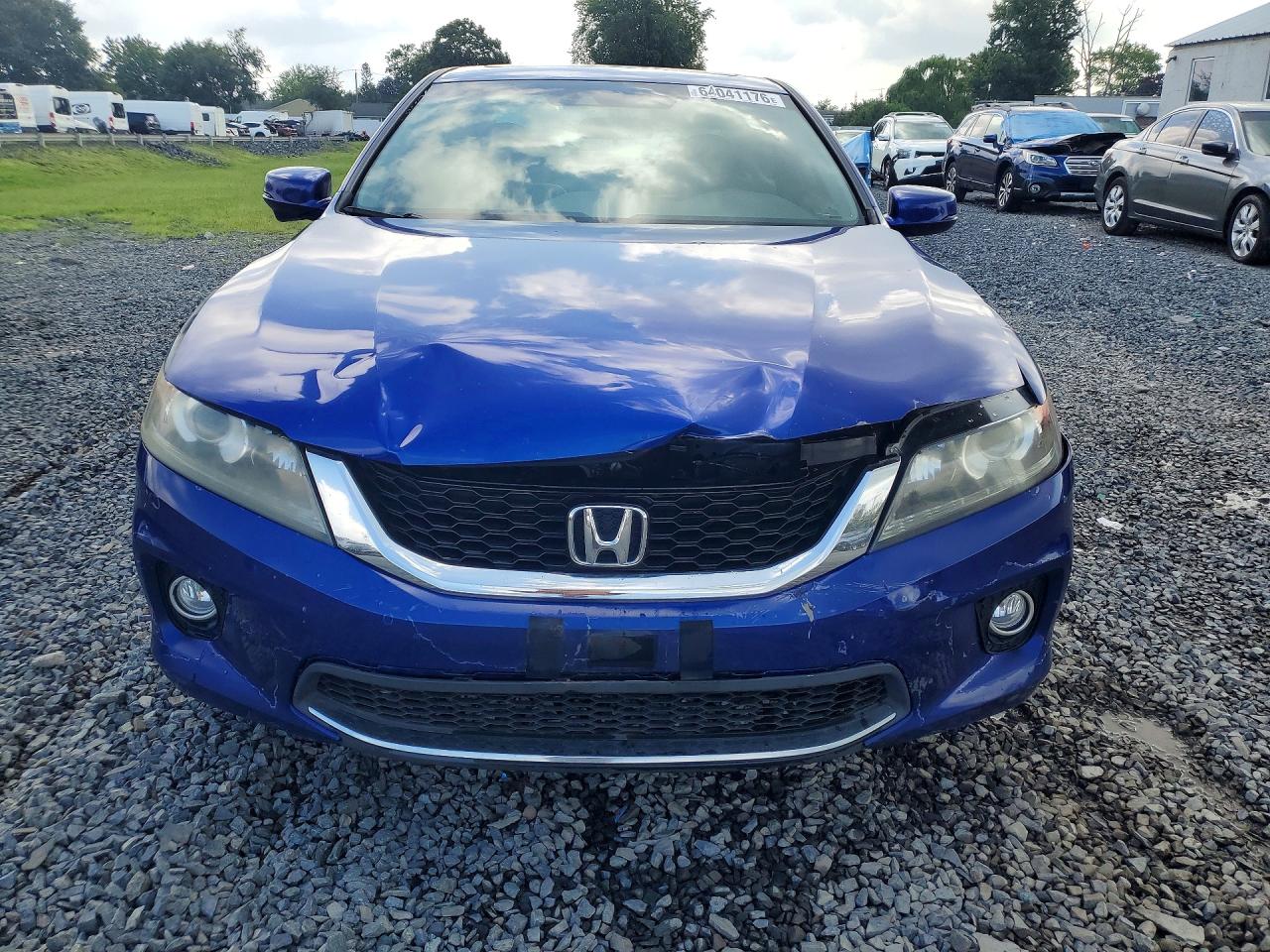 2013 Honda Accord Exl Blue vin: 1HGCT2B88DA005063