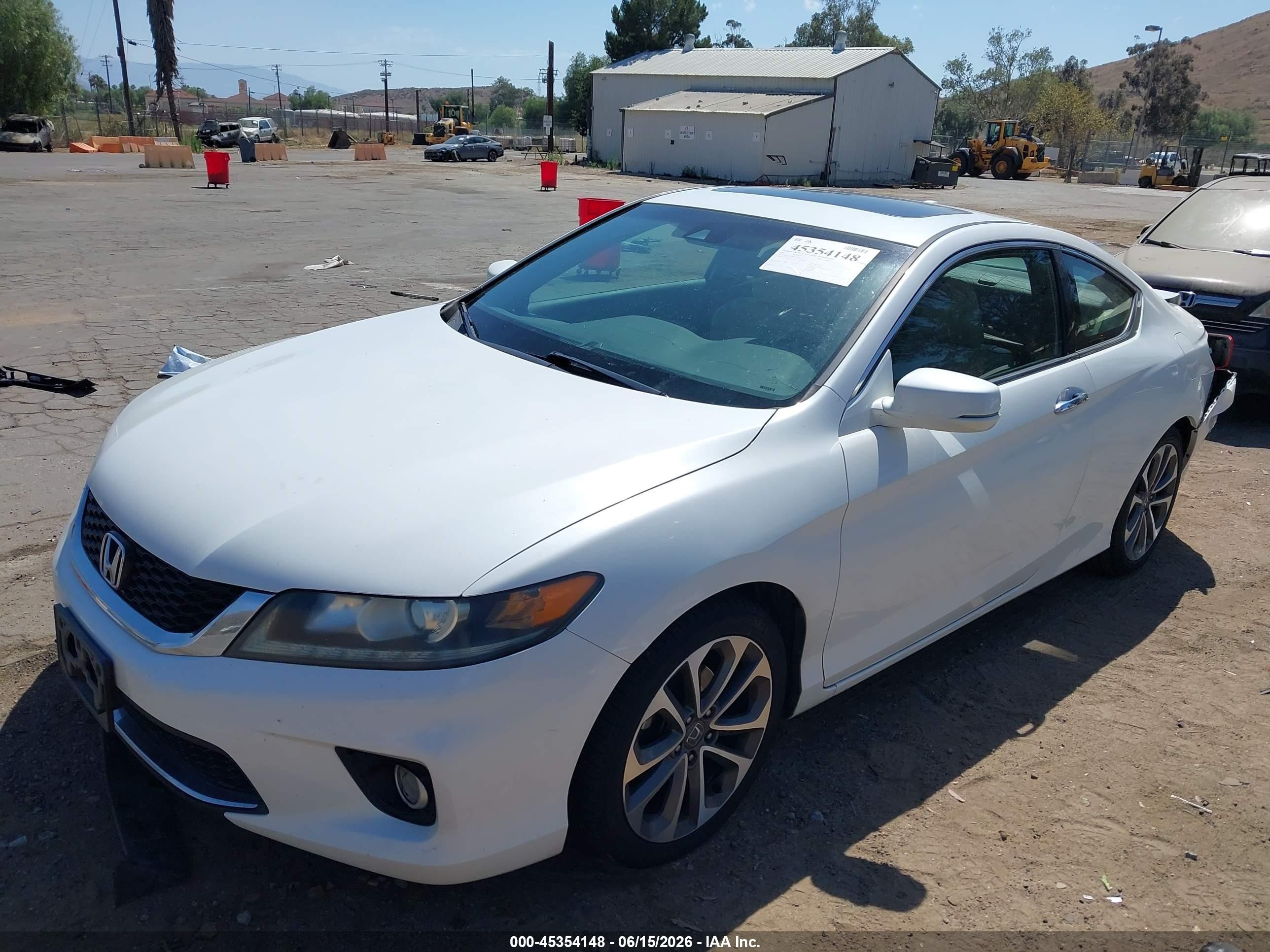 2013 Honda Accord Ex-l V-6 Белый vin: 1HGCT2B88DA005810