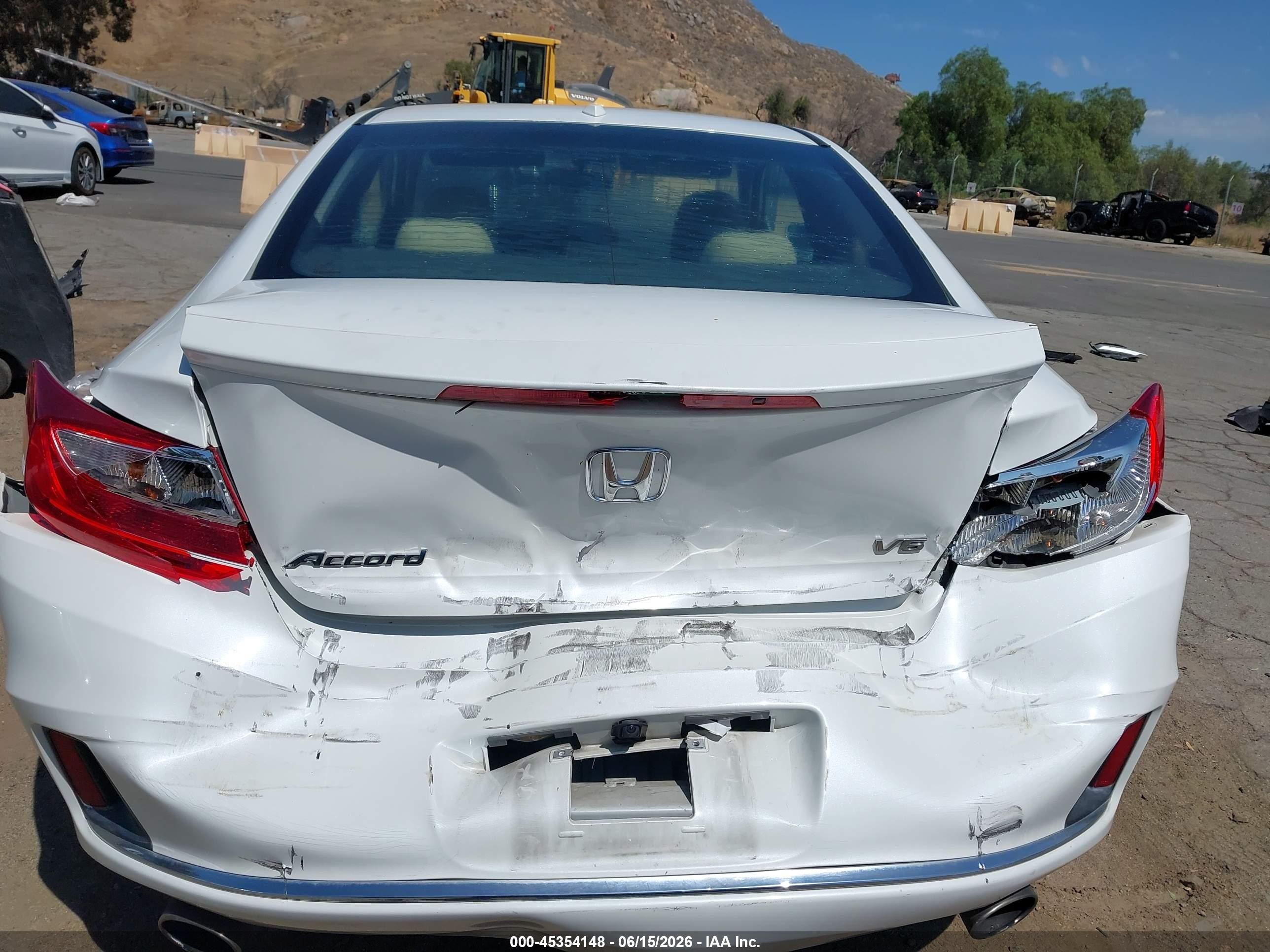 2013 Honda Accord Ex-l V-6 Белый vin: 1HGCT2B88DA005810