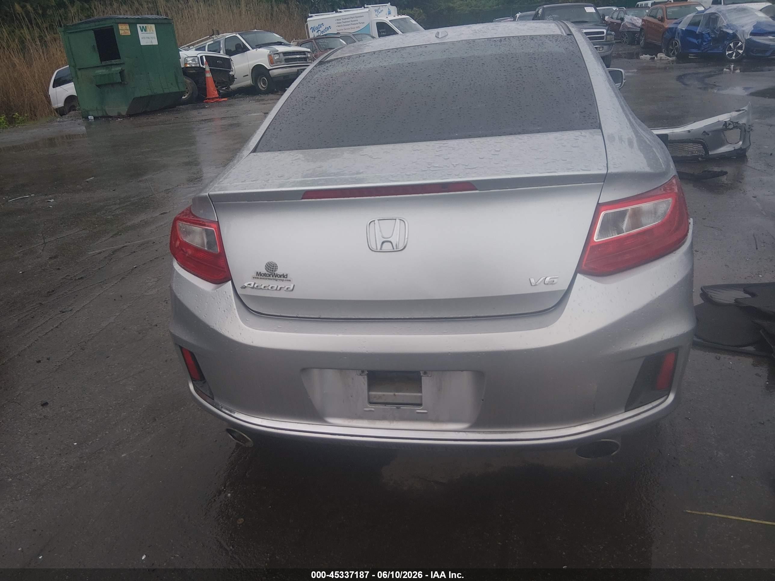 2013 Honda Accord Ex-l V-6 White vin: 1HGCT2B88DA013129