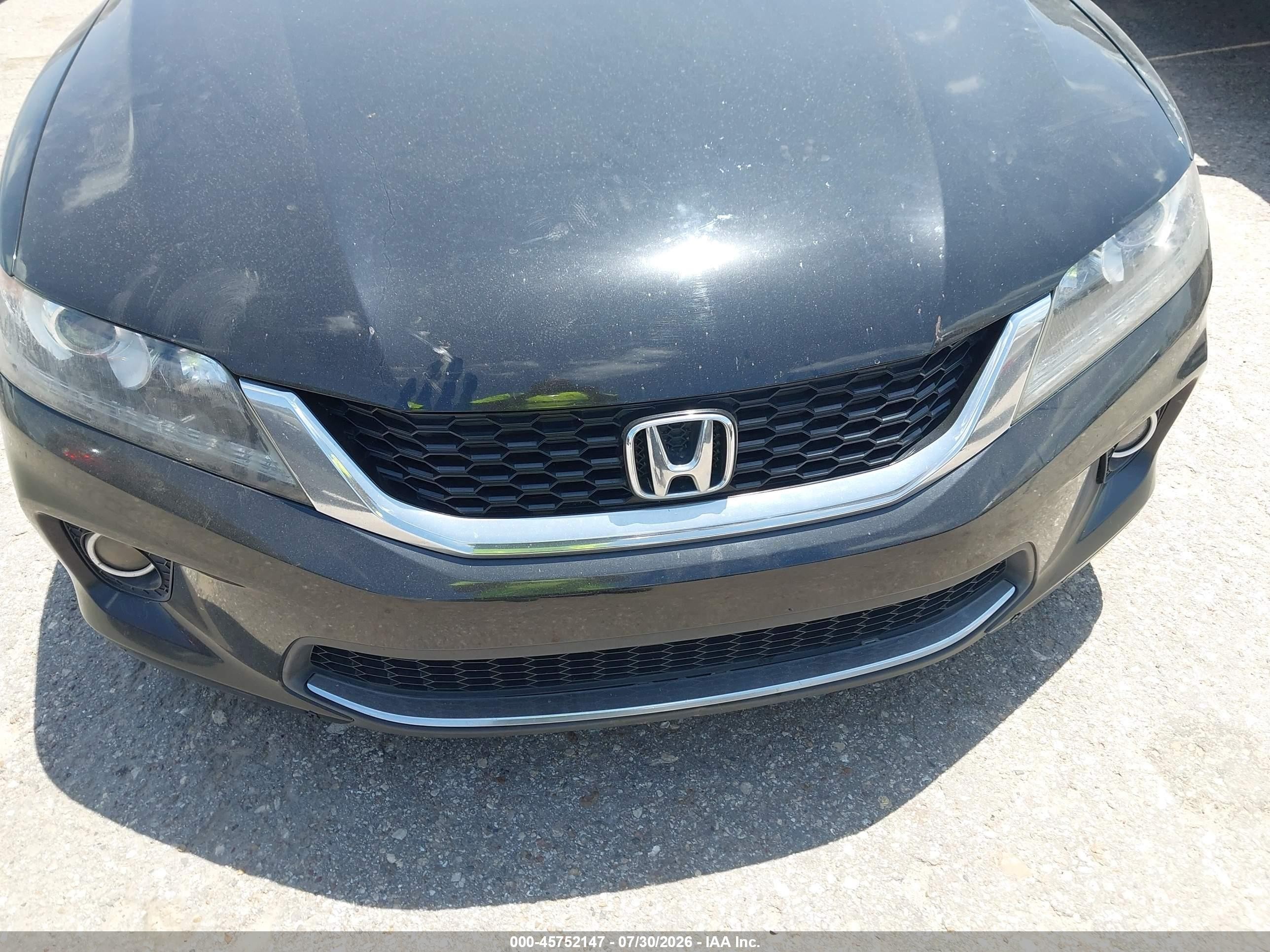 2014 Honda Accord Ex-l V-6 Black vin: 1HGCT2B88EA004593