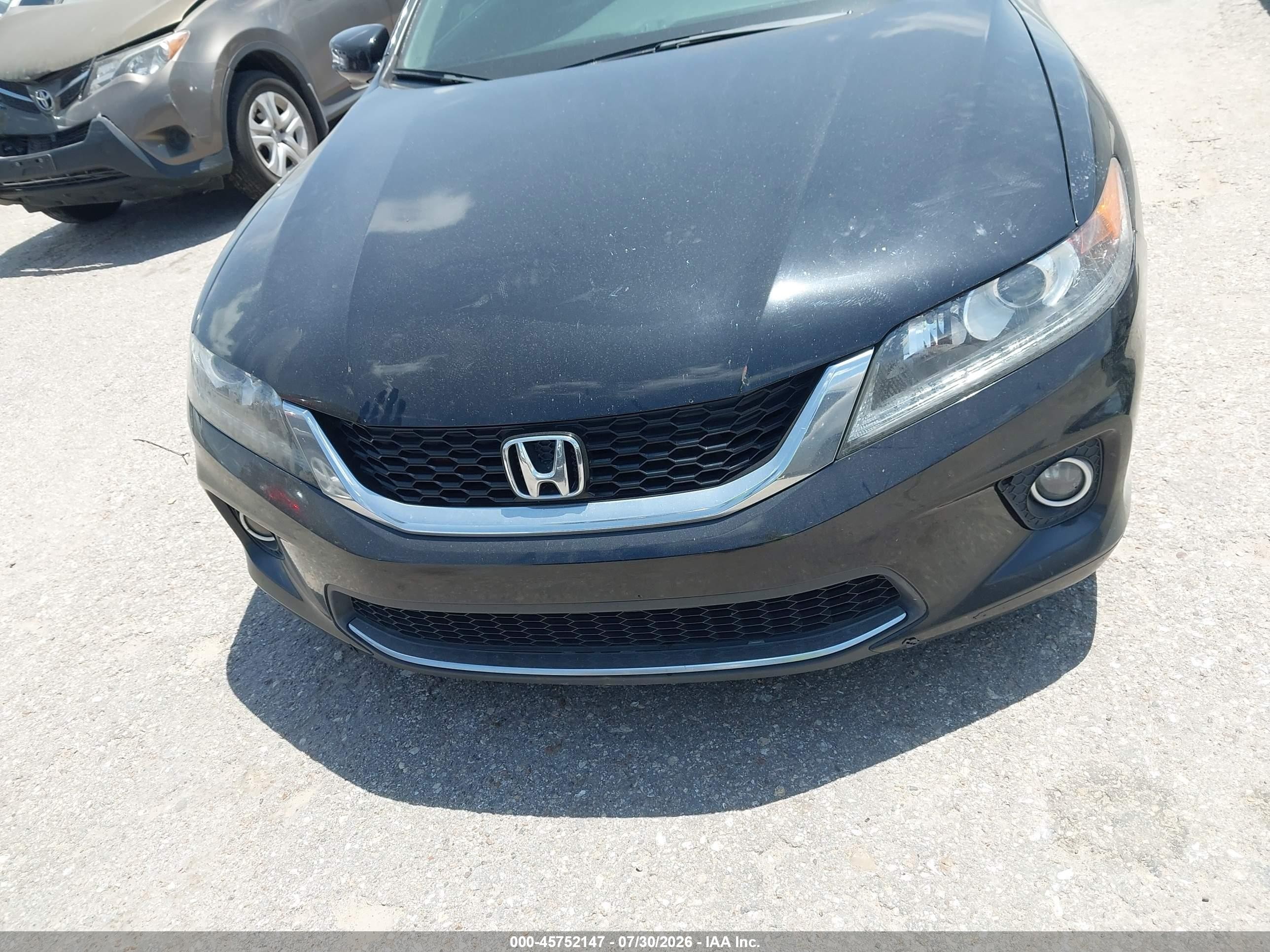 2014 Honda Accord Ex-l V-6 Black vin: 1HGCT2B88EA004593