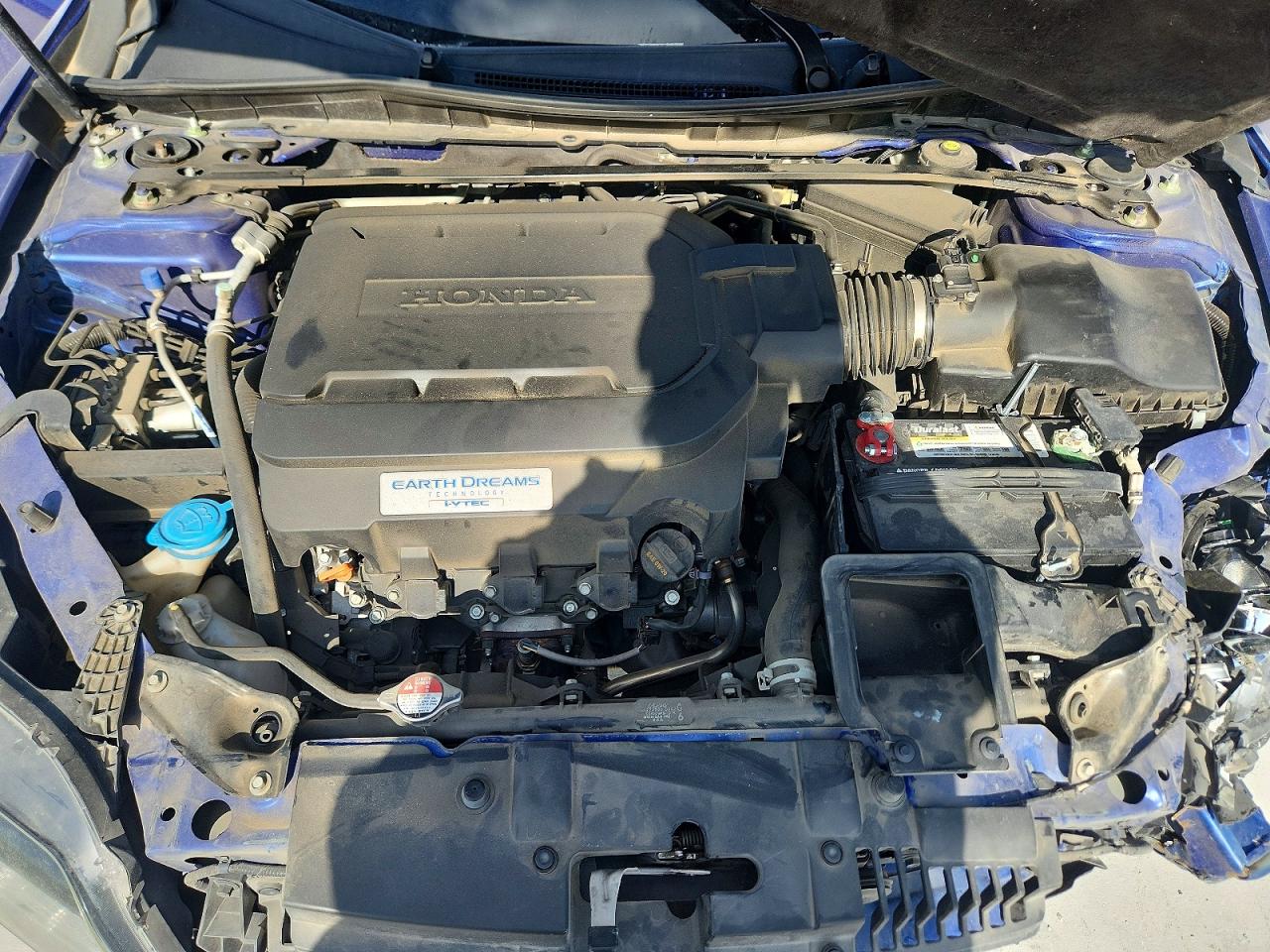 2015 Honda Accord Exl Blue vin: 1HGCT2B88FA000562