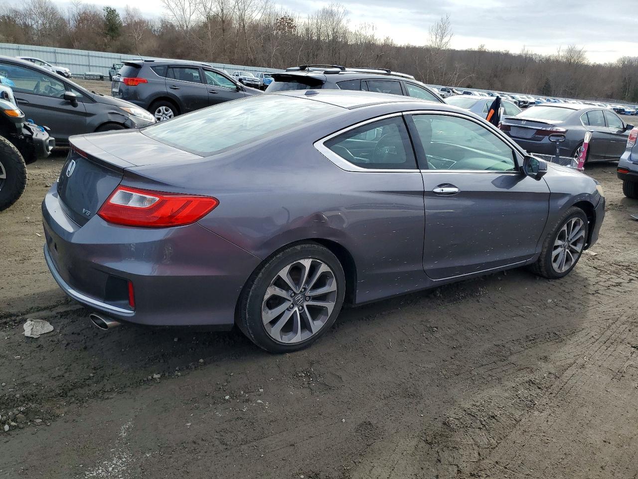2015 Honda Accord Exl Gray vin: 1HGCT2B88FA001162