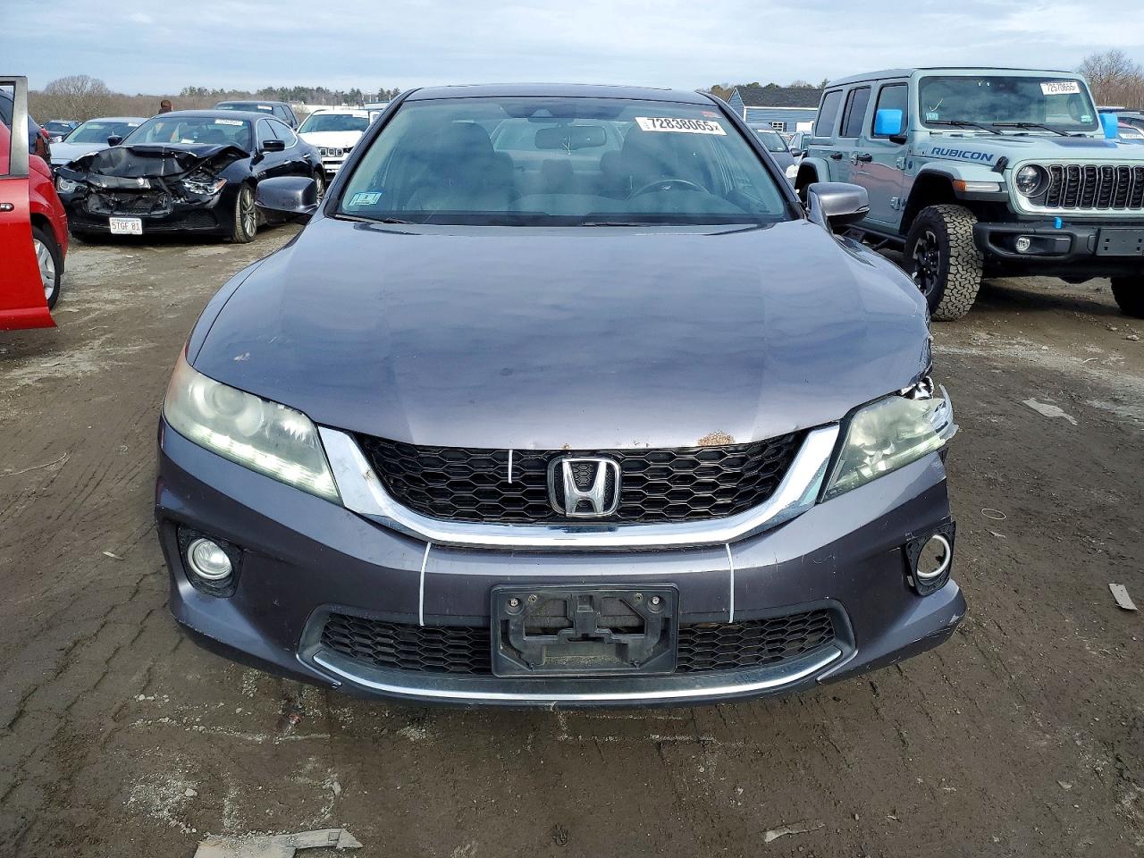 2015 Honda Accord Exl Gray vin: 1HGCT2B88FA001162