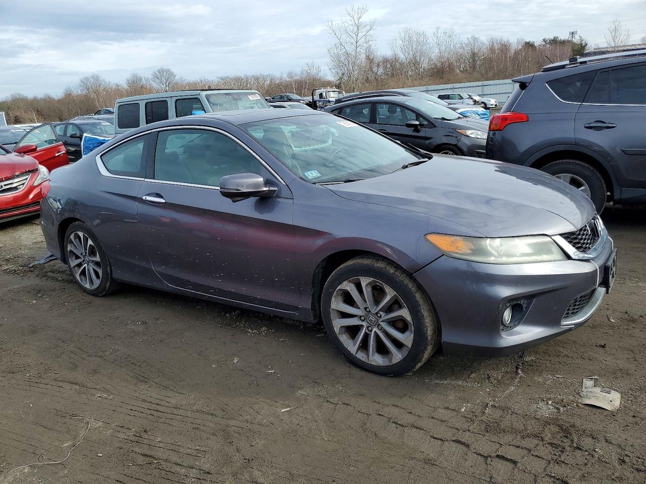2015 Honda Accord Exl Gray vin: 1HGCT2B88FA001162