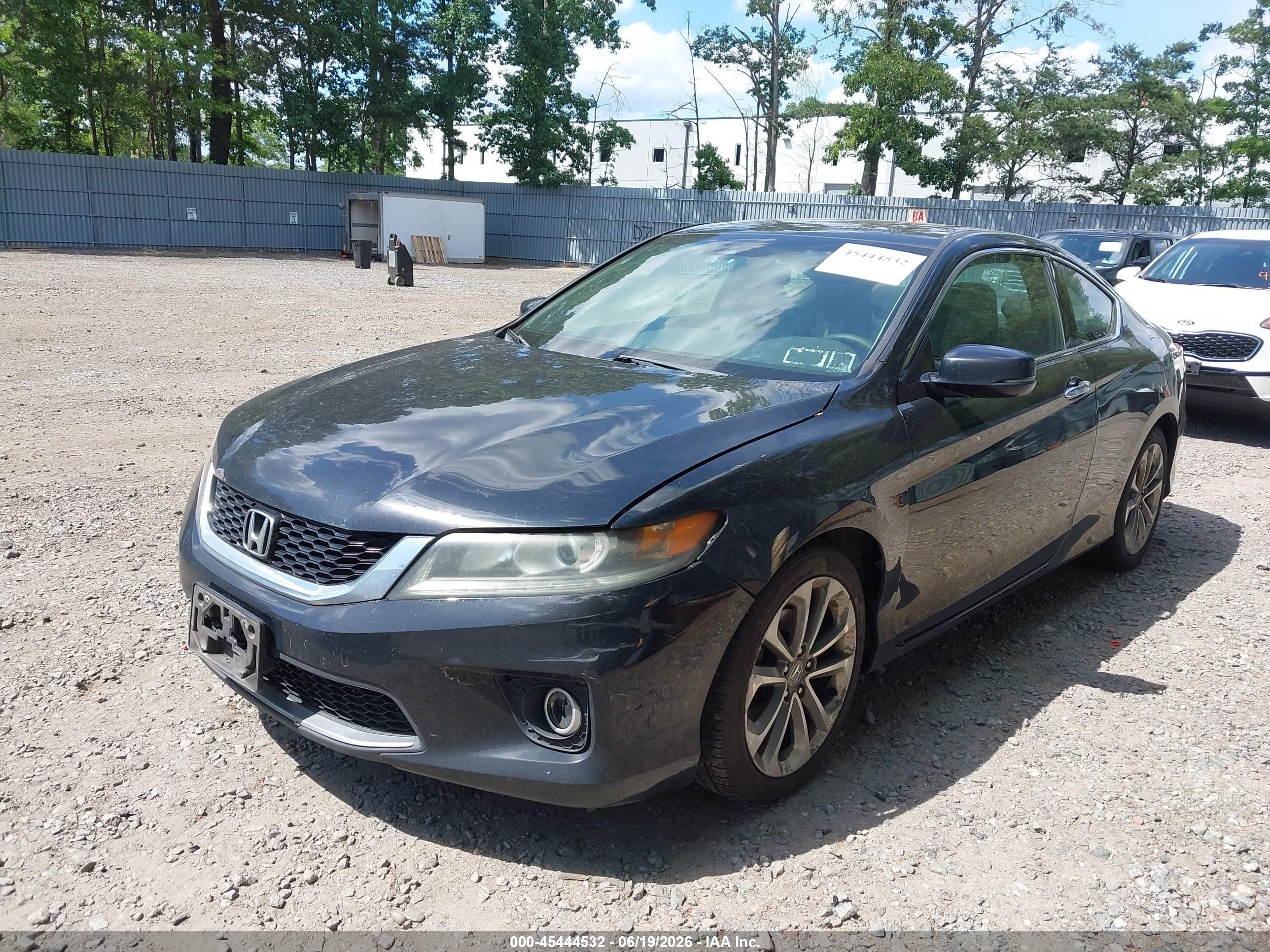 2015 Honda Accord Ex-l V-6 Black vin: 1HGCT2B88FA003851
