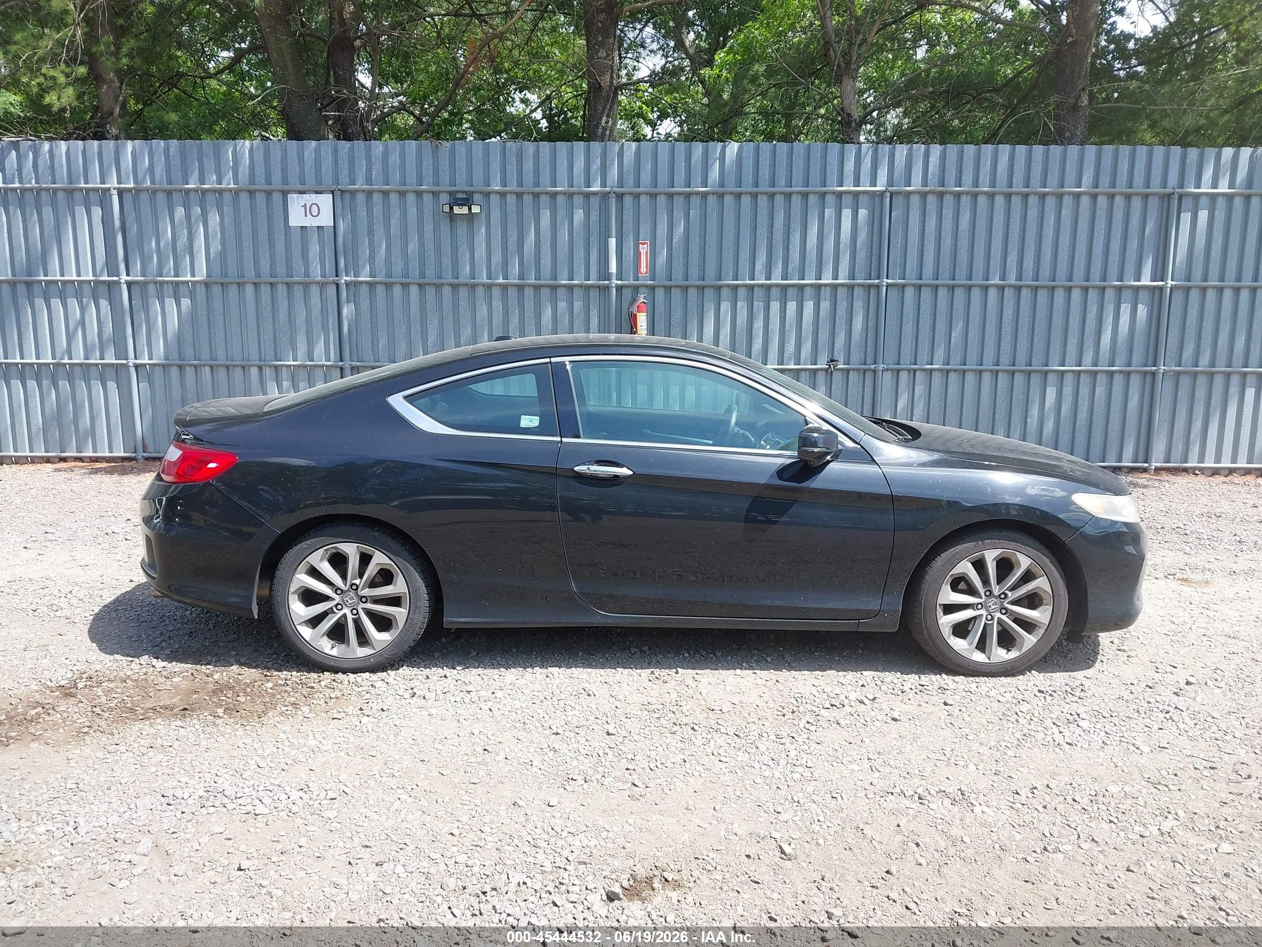 2015 Honda Accord Ex-l V-6 Black vin: 1HGCT2B88FA003851