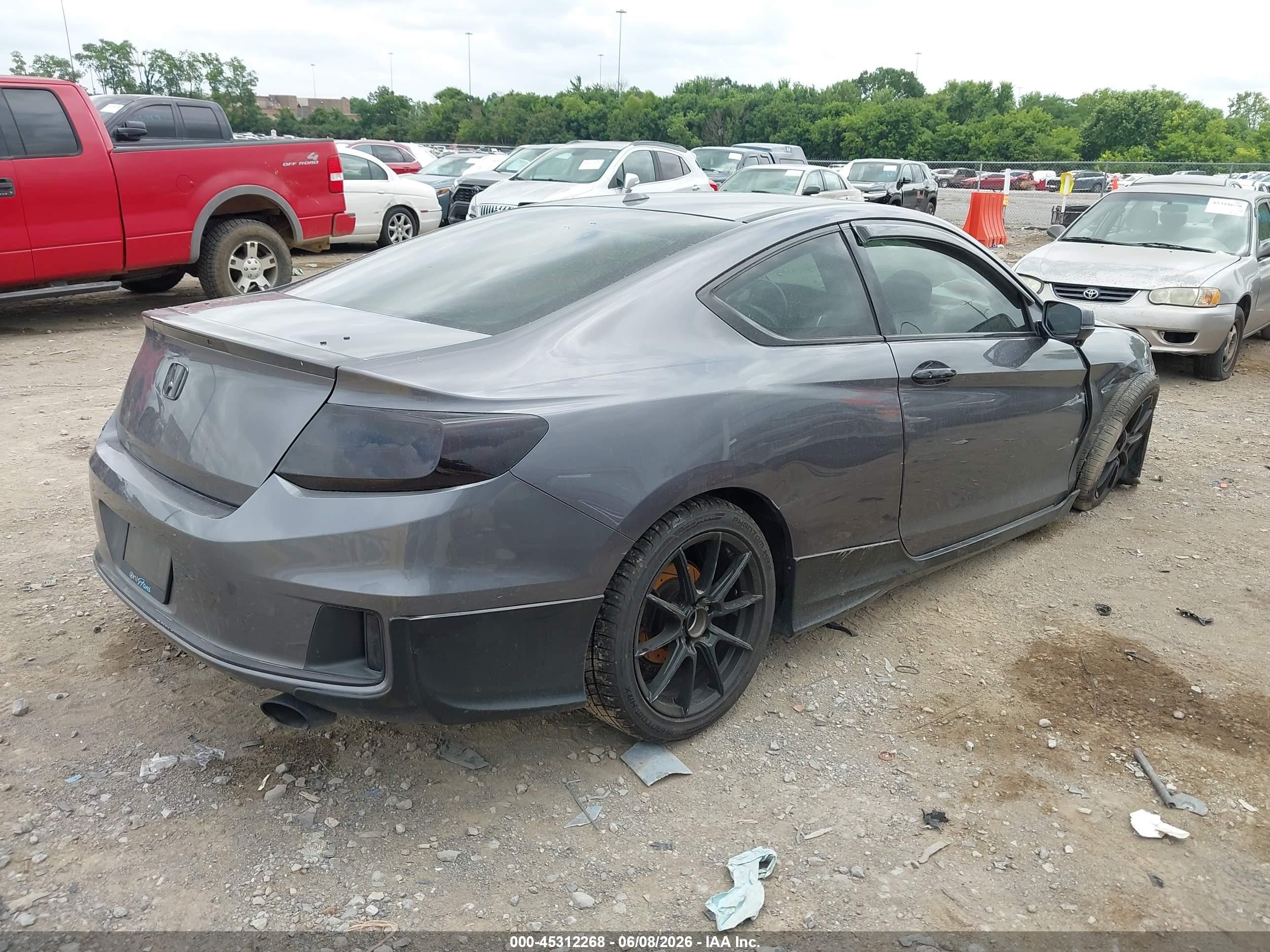 2015 Honda Accord Ex-l V-6 Gray vin: 1HGCT2B88FA003977