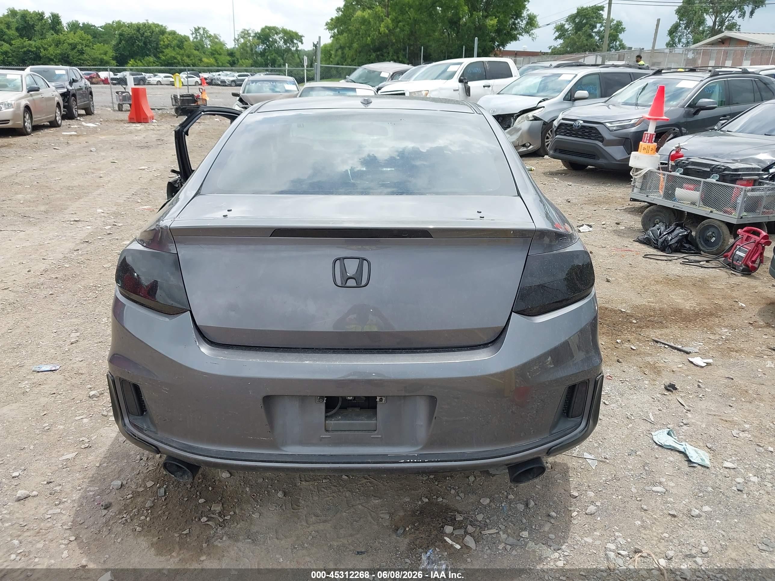 2015 Honda Accord Ex-l V-6 Gray vin: 1HGCT2B88FA003977