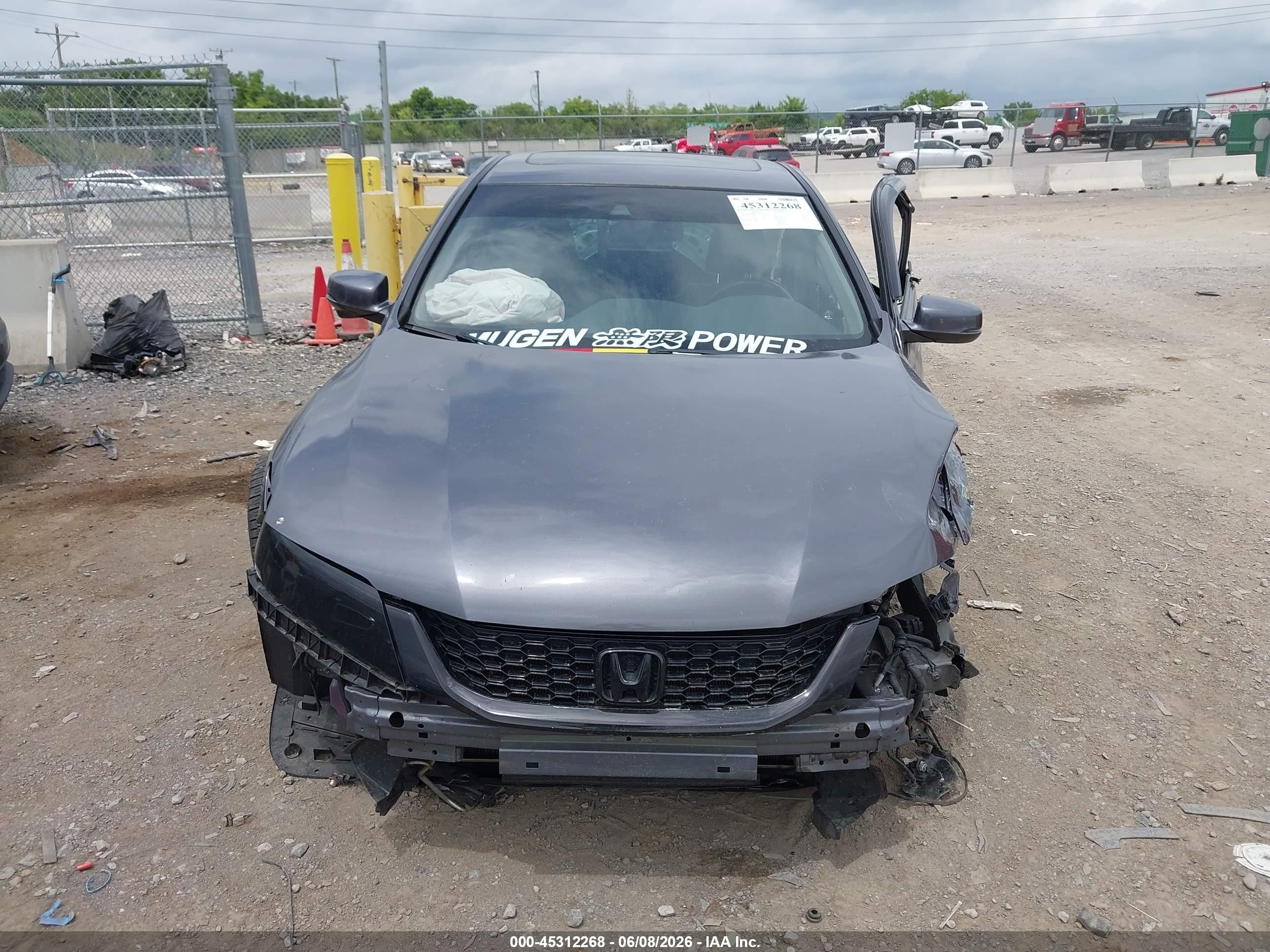 2015 Honda Accord Ex-l V-6 Gray vin: 1HGCT2B88FA003977