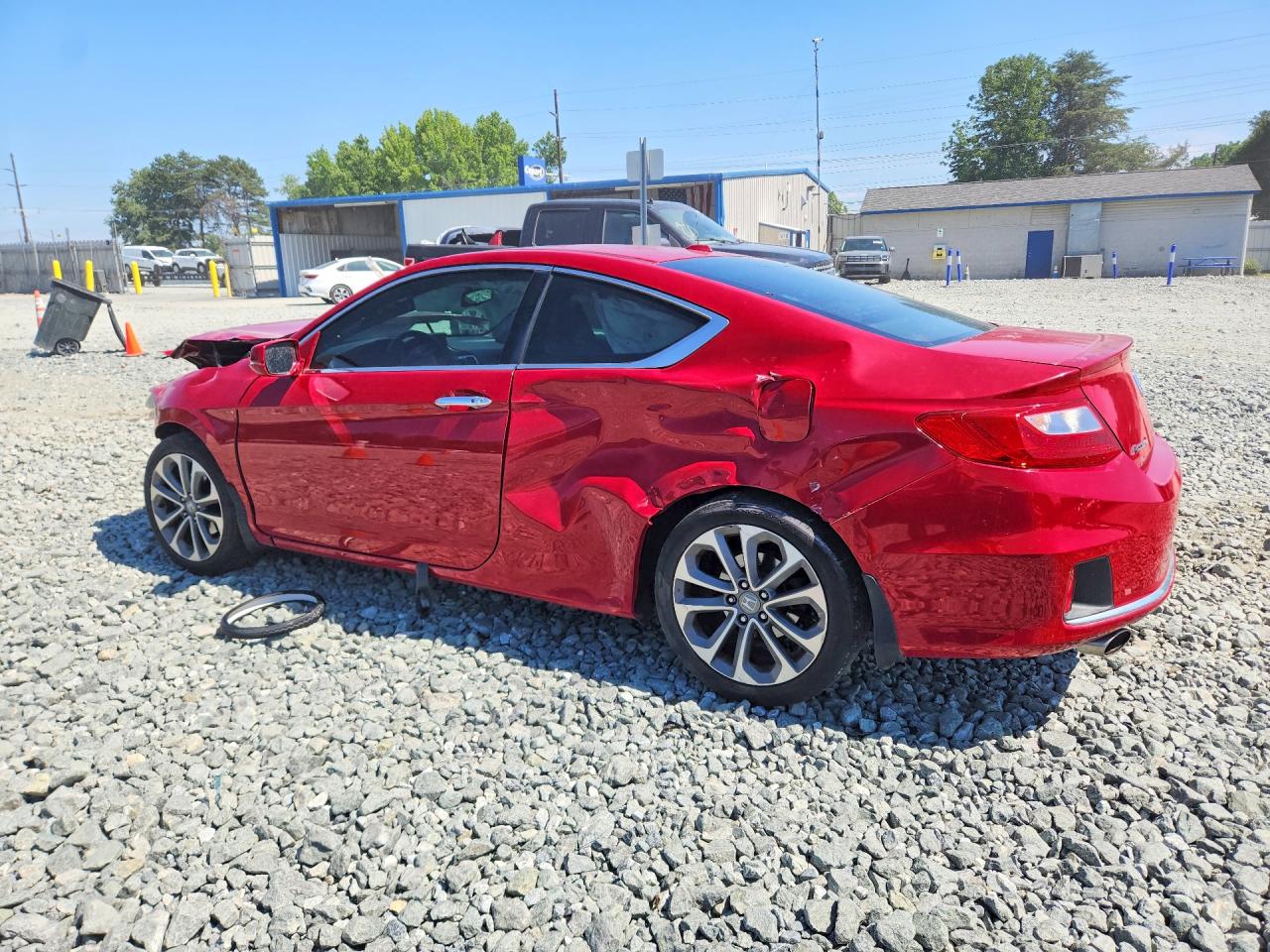 2015 Honda Accord Exl Red vin: 1HGCT2B88FA004014