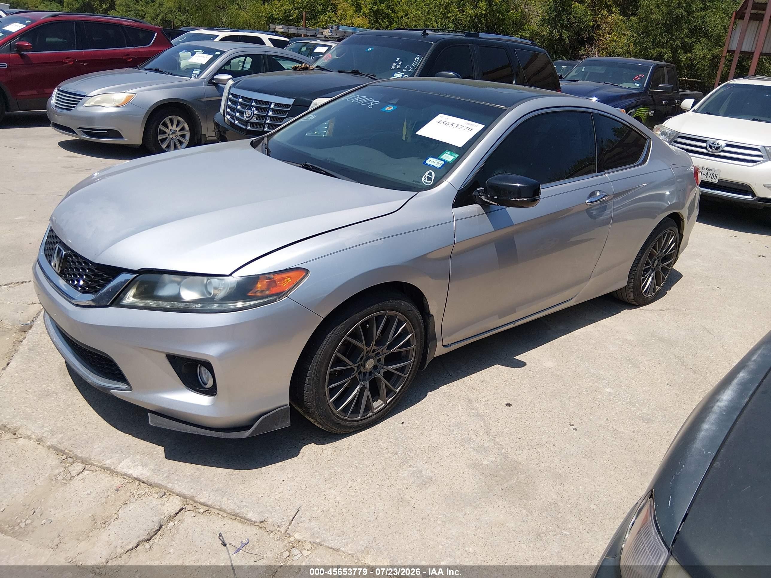 2013 Honda Accord Ex-l V-6 Серый vin: 1HGCT2B89DA008408