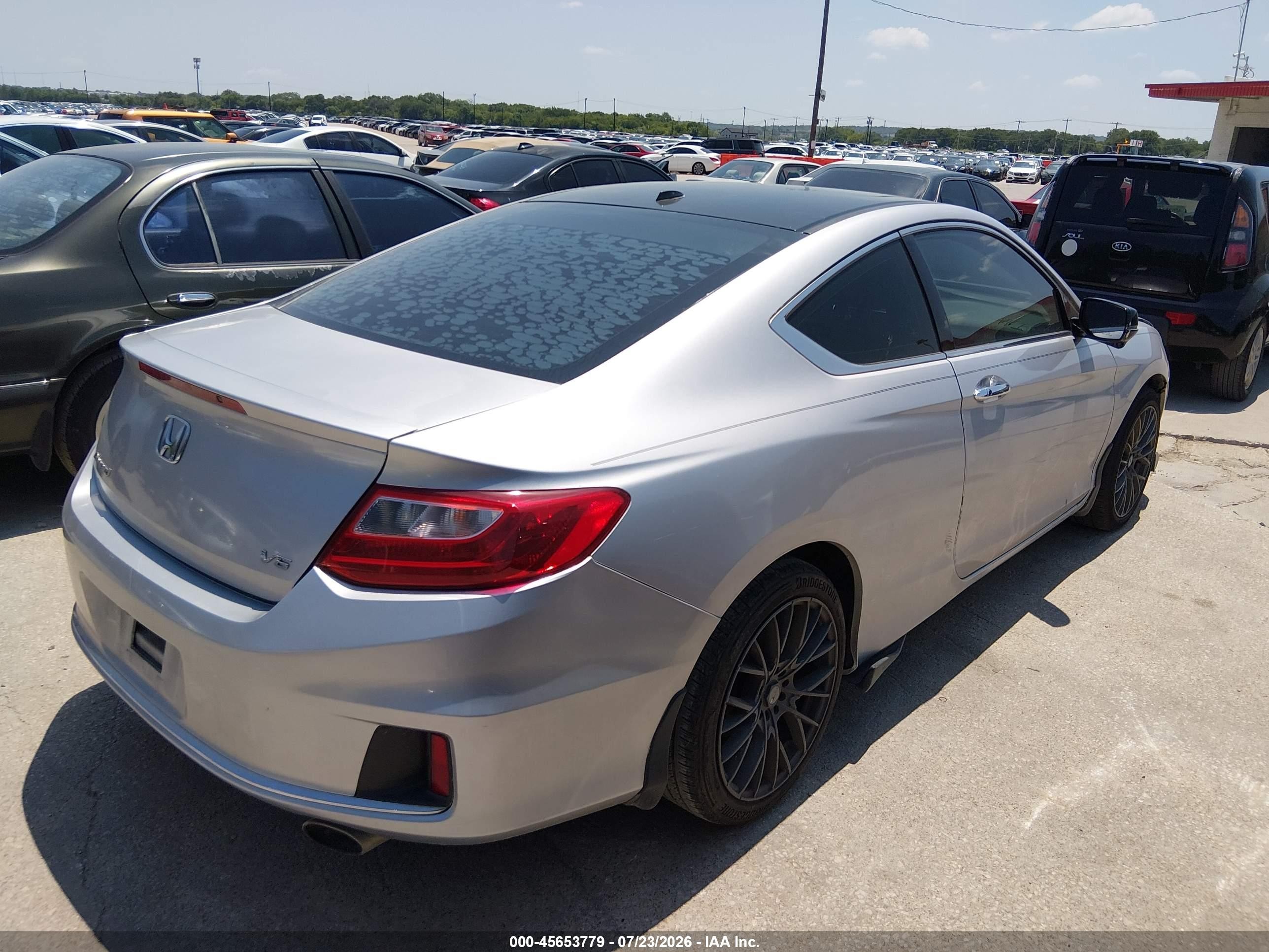 2013 Honda Accord Ex-l V-6 Серый vin: 1HGCT2B89DA008408
