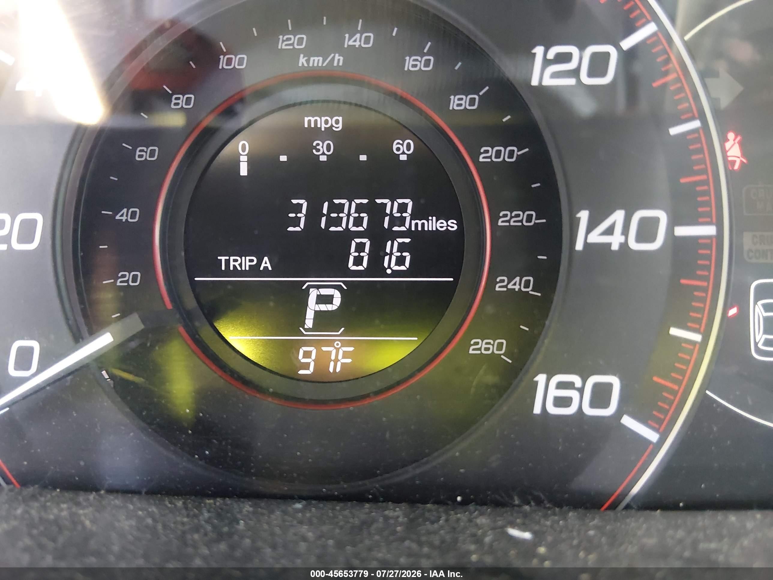 2013 Honda Accord Ex-l V-6 Серый vin: 1HGCT2B89DA008408