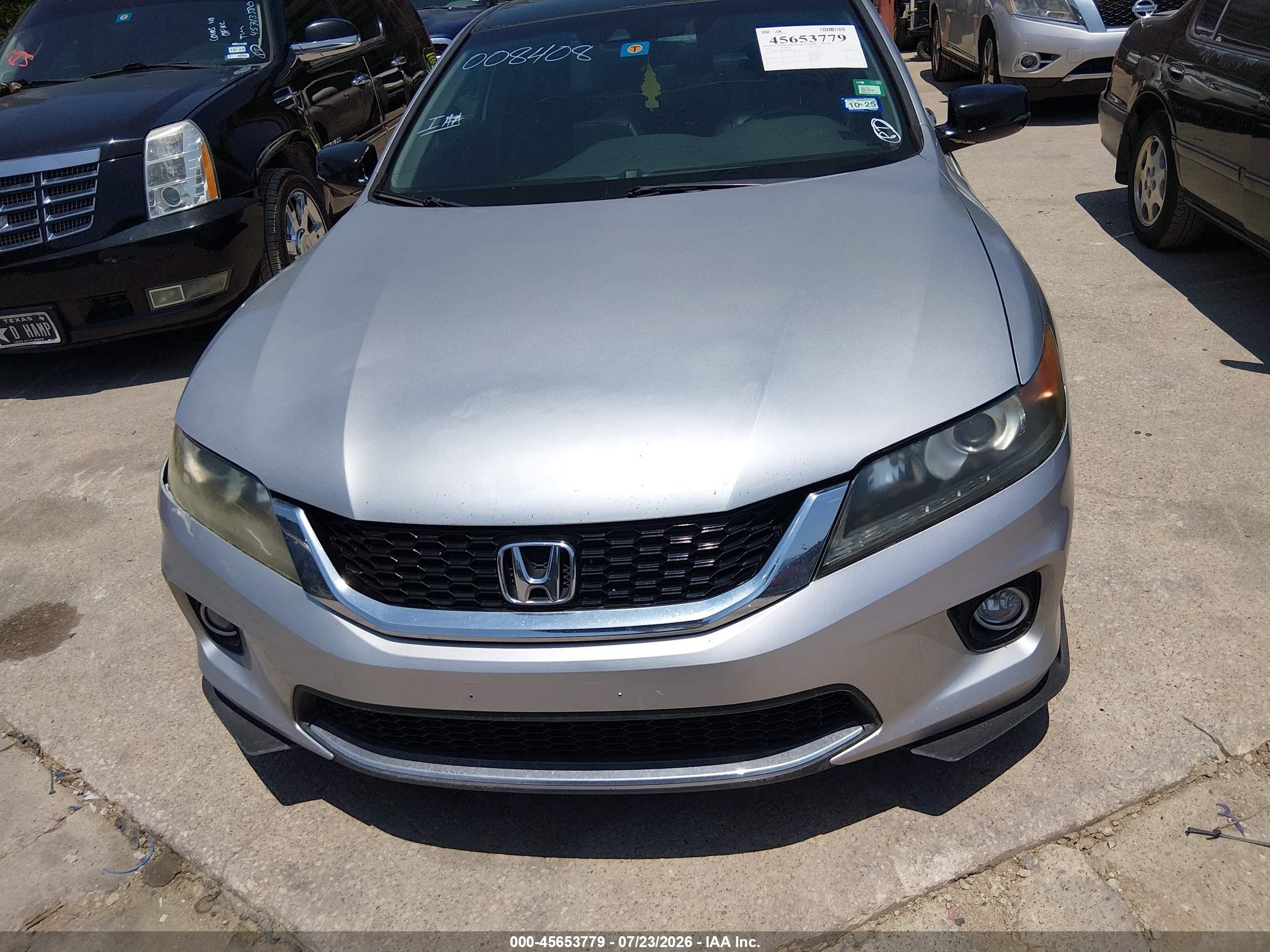 2013 Honda Accord Ex-l V-6 Серый vin: 1HGCT2B89DA008408
