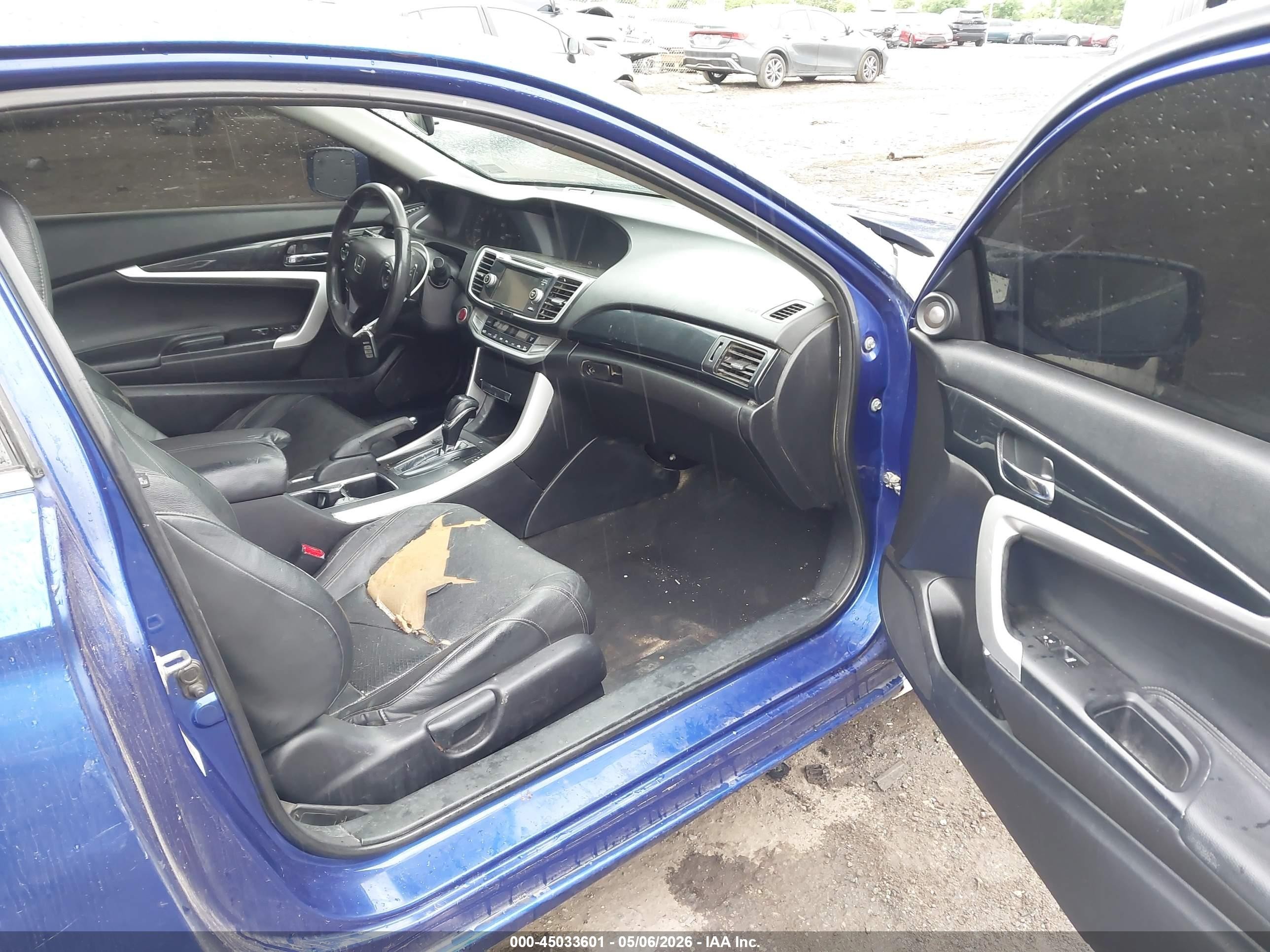 2013 Honda Accord Ex-l V-6 Navy vin: 1HGCT2B89DA008750