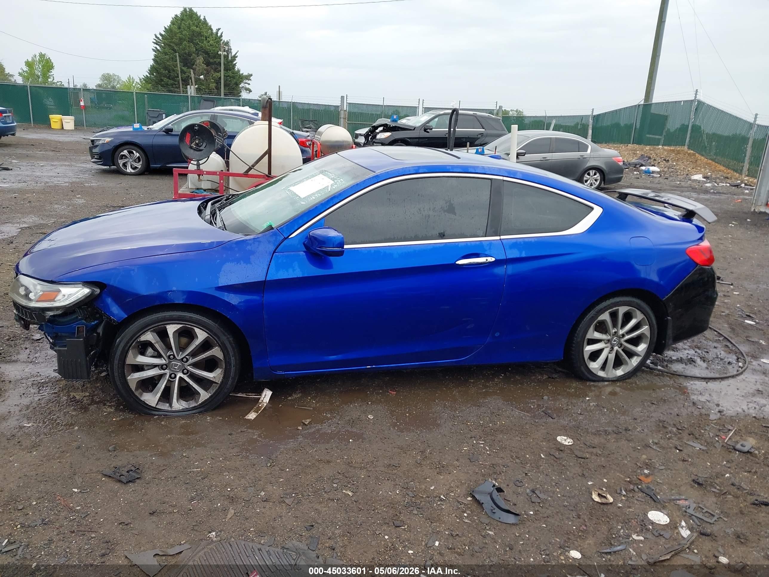 2013 Honda Accord Ex-l V-6 Navy vin: 1HGCT2B89DA008750