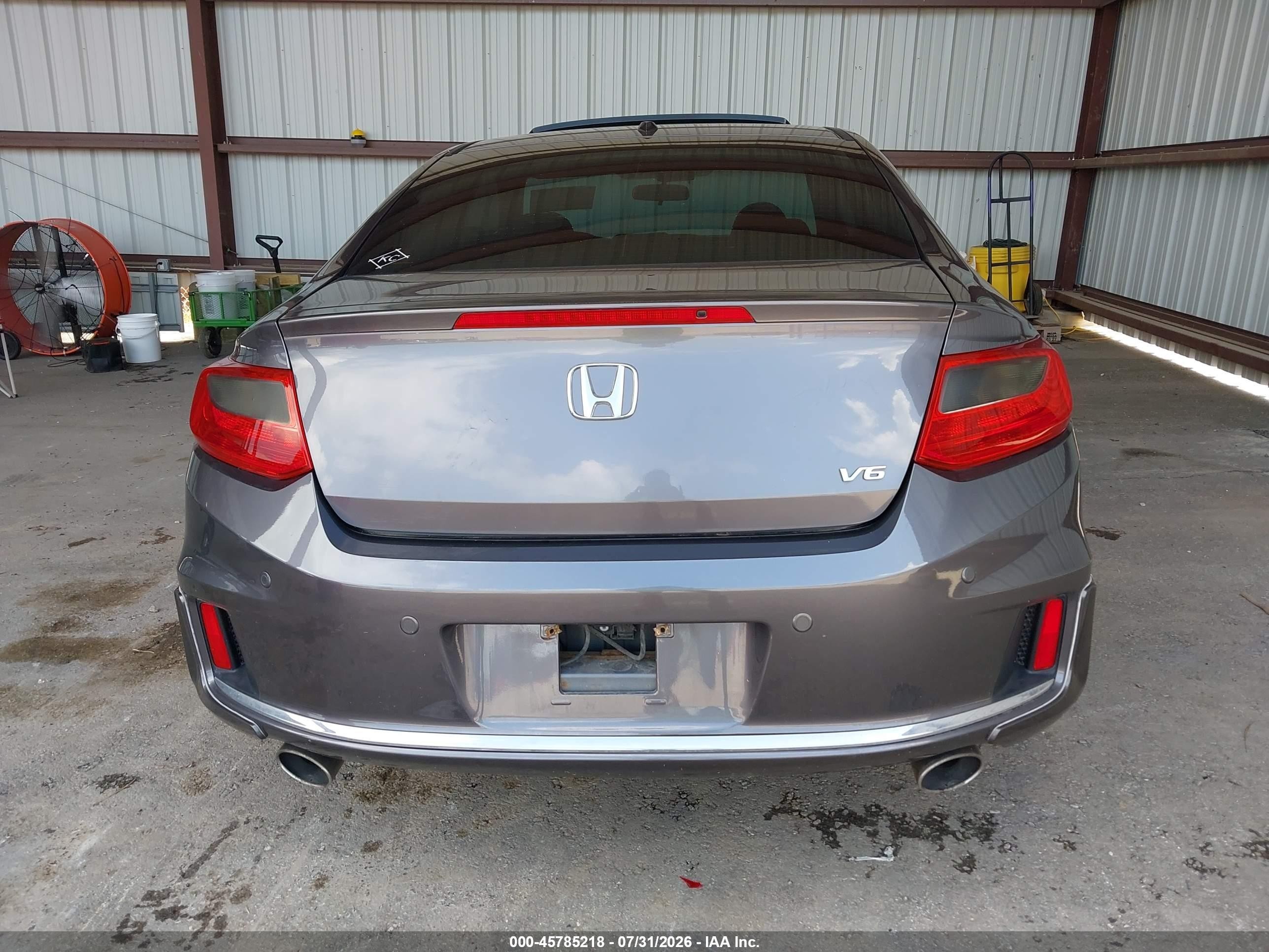 2014 Honda Accord Ex-l V-6 Gray vin: 1HGCT2B89EA003825