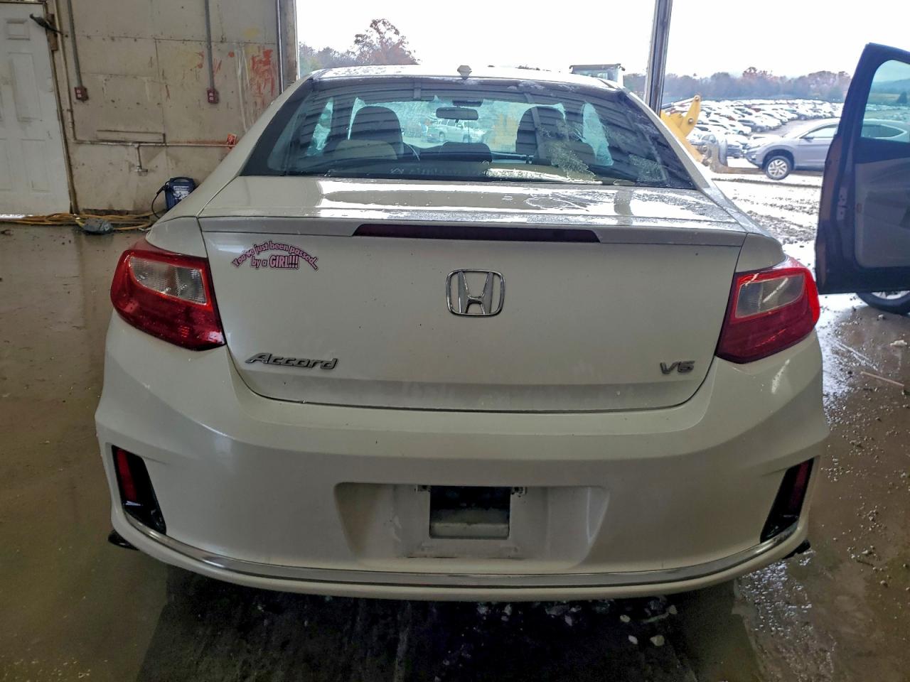 2013 Honda Accord Exl White vin: 1HGCT2B8XDA005811