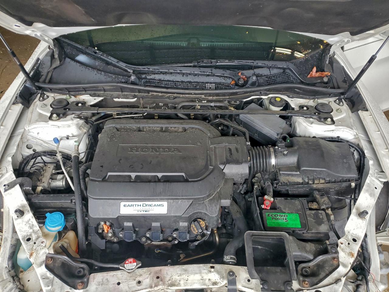 2013 Honda Accord Exl White vin: 1HGCT2B8XDA005811