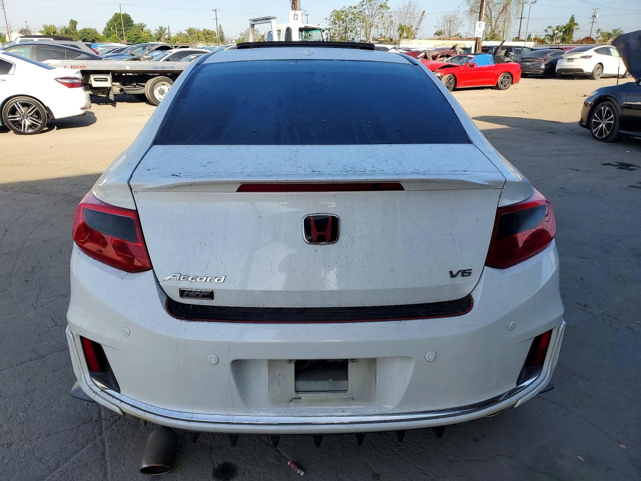 2014 Honda Accord Exl White vin: 1HGCT2B8XEA001985