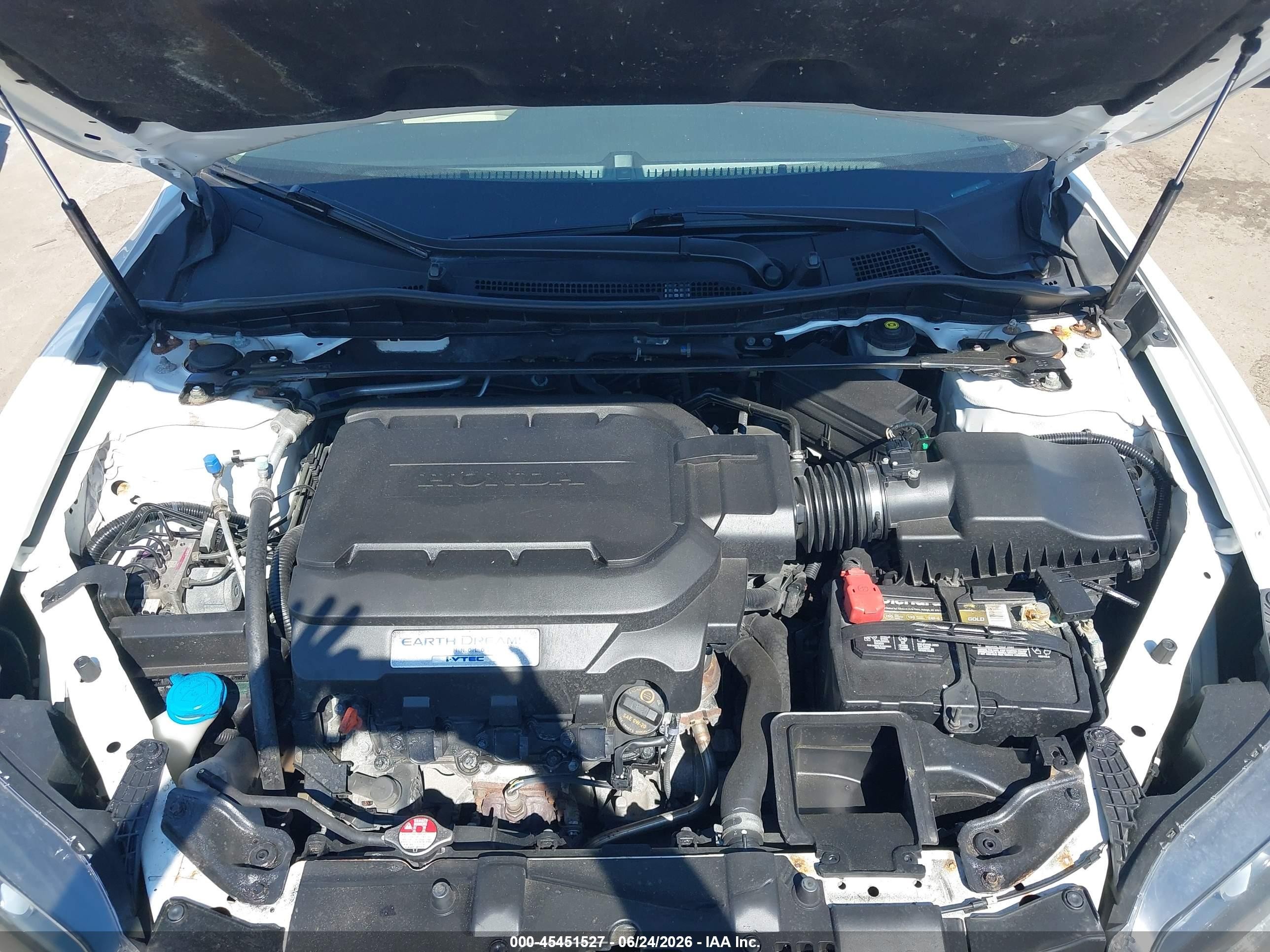 2014 Honda Accord Ex-l V-6 White vin: 1HGCT2B8XEA003302
