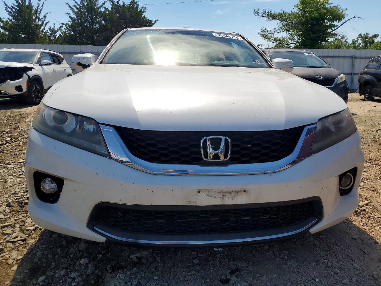 2014 Honda Accord Exl Белый vin: 1HGCT2B8XEA007186