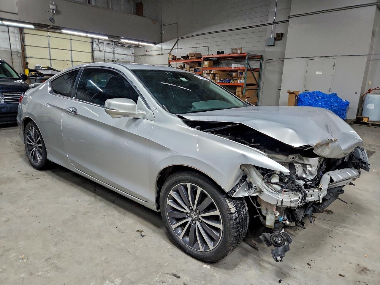 2014 Honda Accord Exl Silver vin: 1HGCT2B8XEA007527