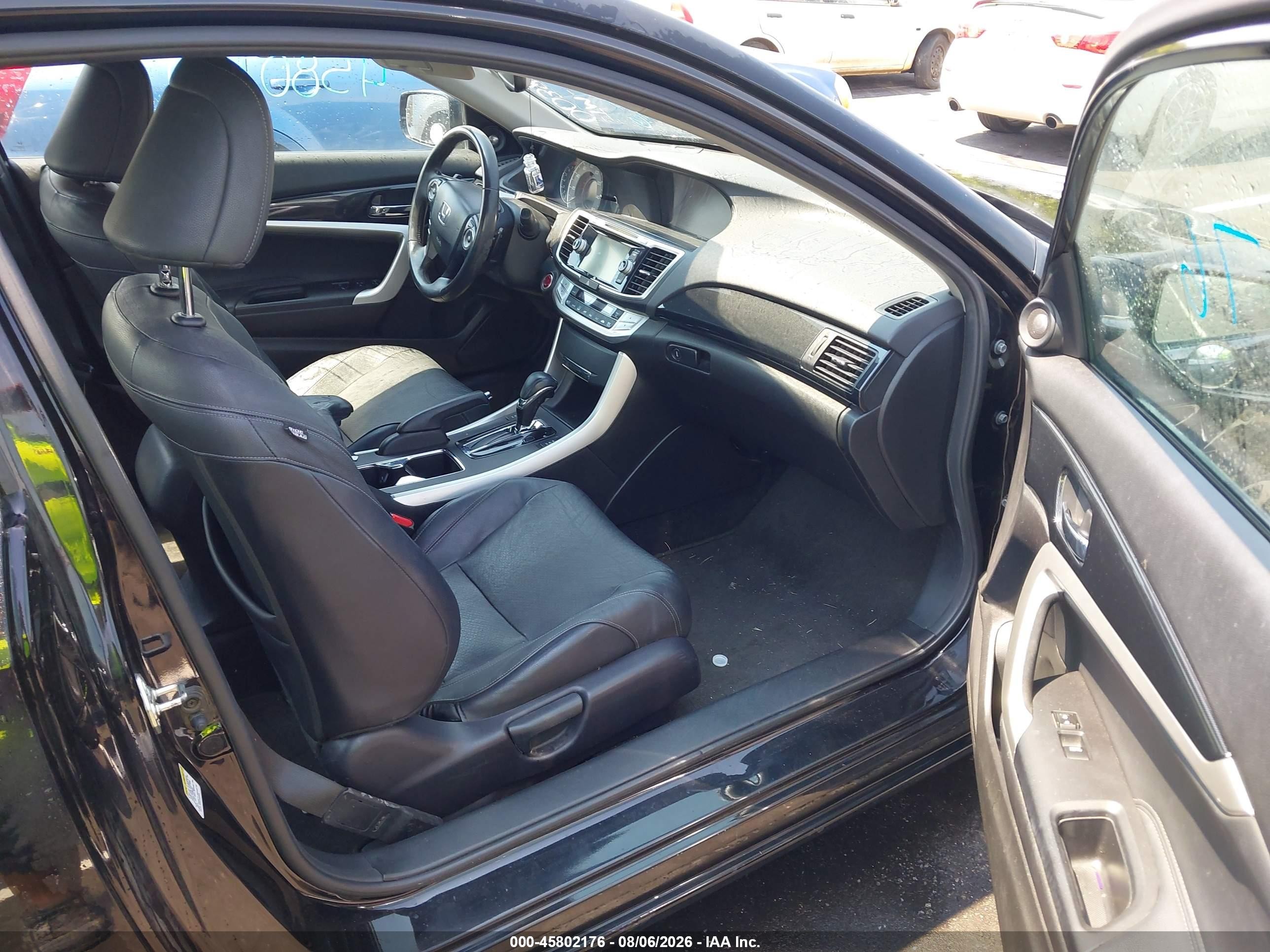2015 Honda Accord Ex-l V-6 Черный vin: 1HGCT2B8XFA003897