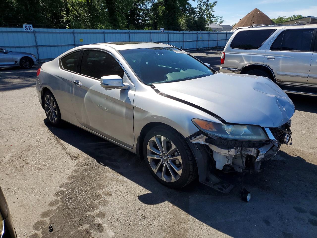 2015 Honda Accord Exl Silver vin: 1HGCT2B8XFA006718