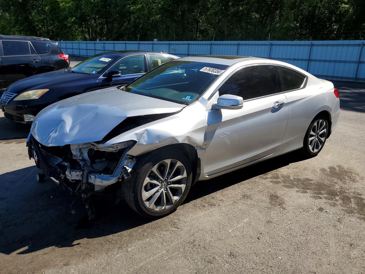 2015 Honda Accord Exl Silver vin: 1HGCT2B8XFA006718