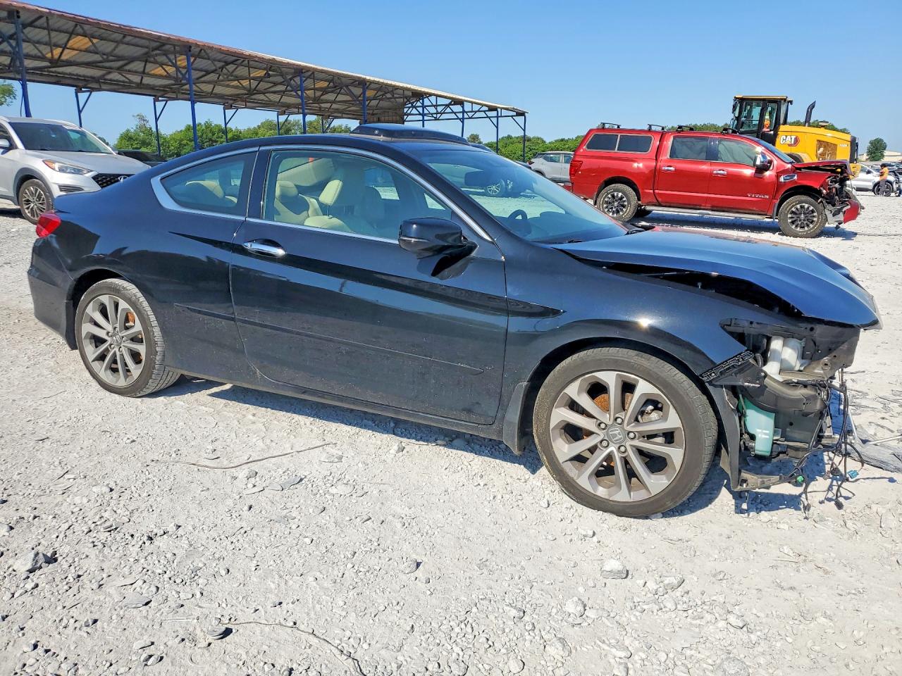 2015 Honda Accord Exl Черный vin: 1HGCT2B8XFA007562