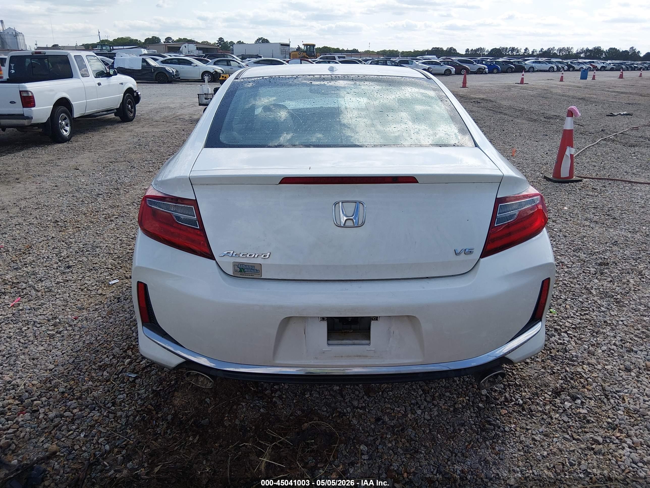 2016 Honda Accord Ex-l V-6 Белый vin: 1HGCT2B94GA002108