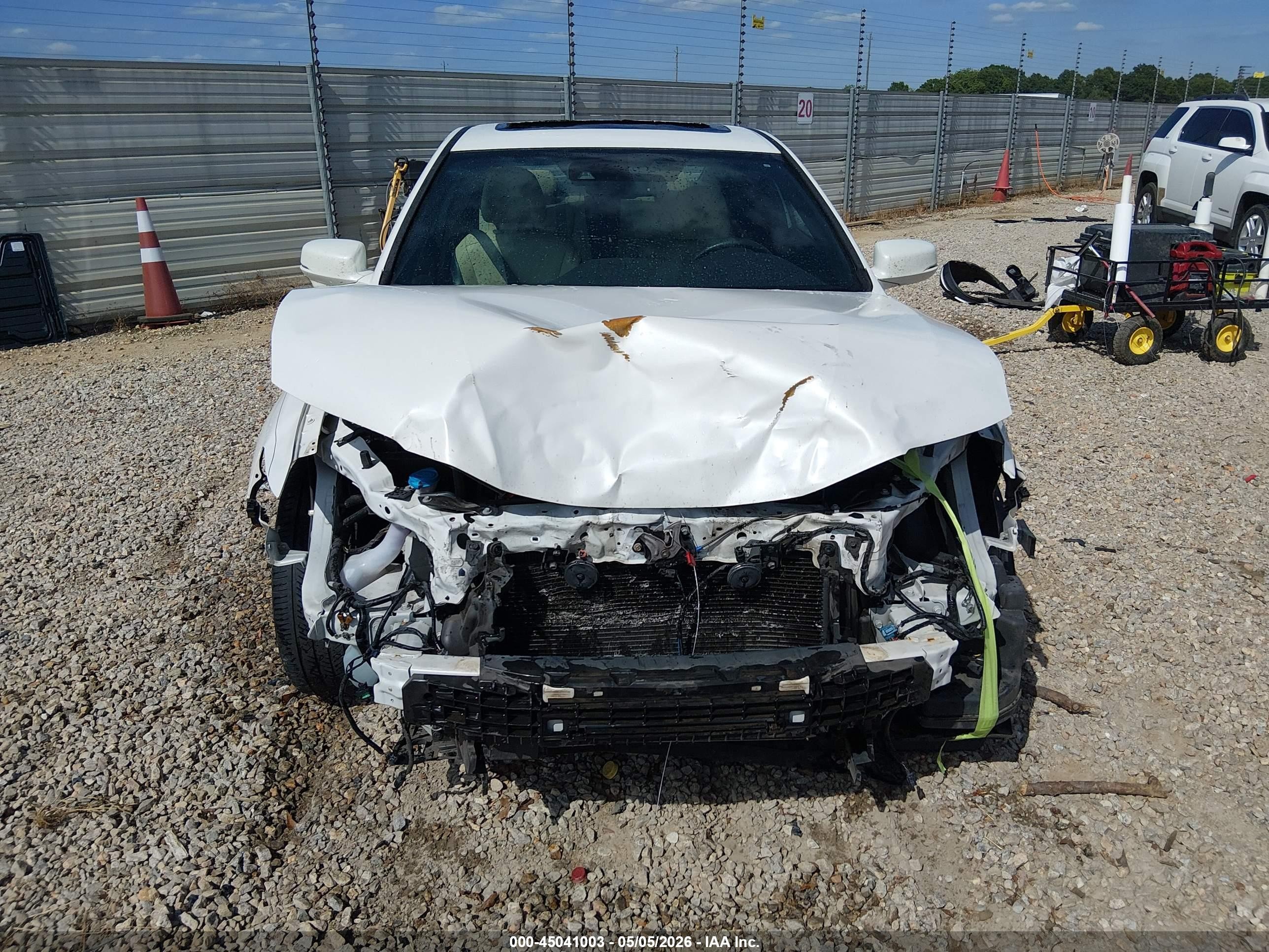 2016 Honda Accord Ex-l V-6 Белый vin: 1HGCT2B94GA002108