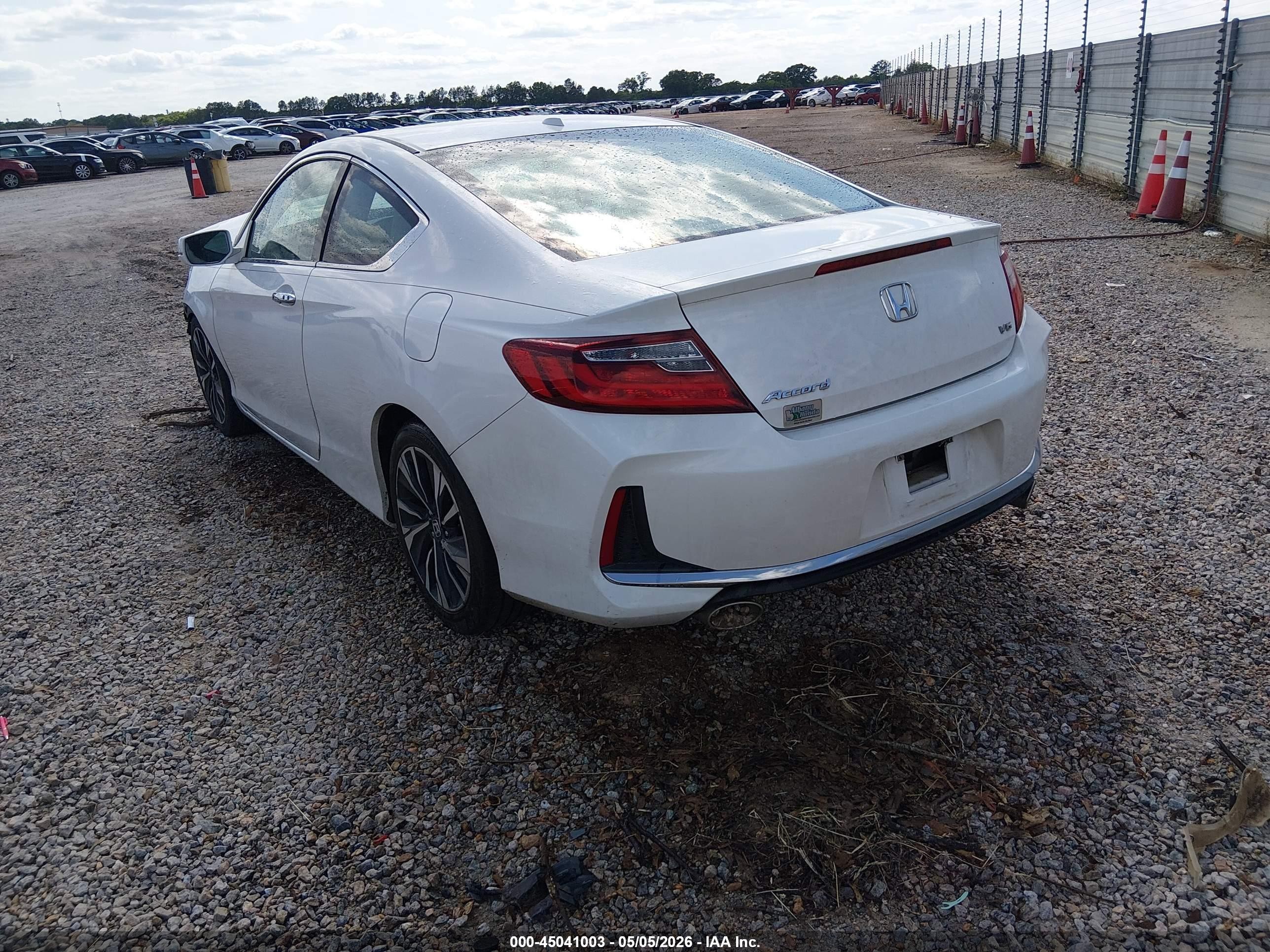 2016 Honda Accord Ex-l V-6 Белый vin: 1HGCT2B94GA002108