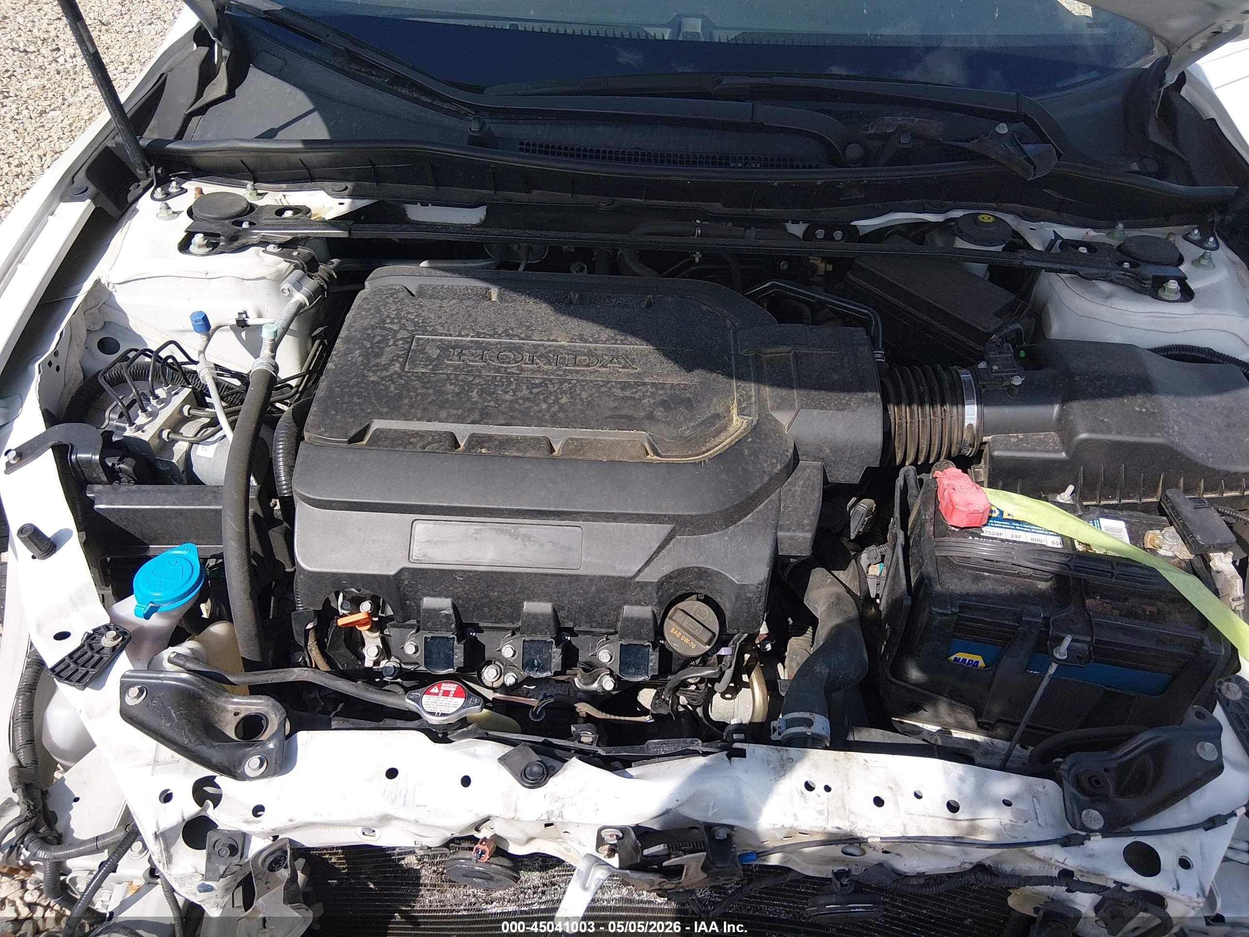 2016 Honda Accord Ex-l V-6 Белый vin: 1HGCT2B94GA002108